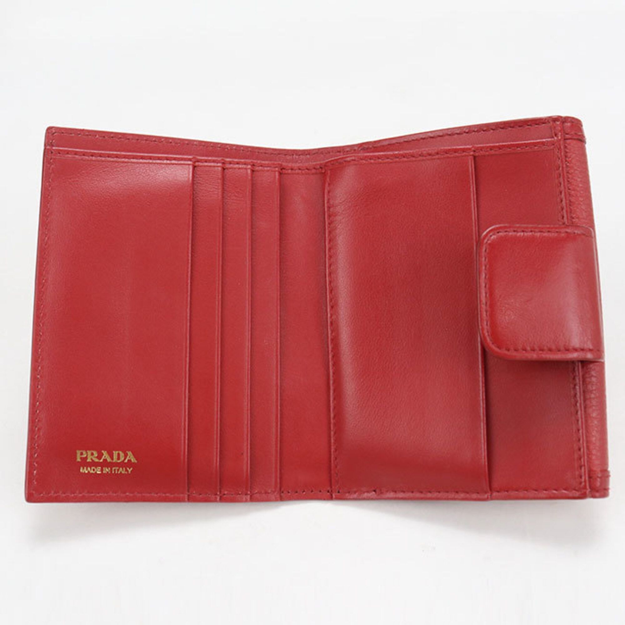 Leather Wallet (Bi-Fold) (Pre-Owned) - Prada - Modalova