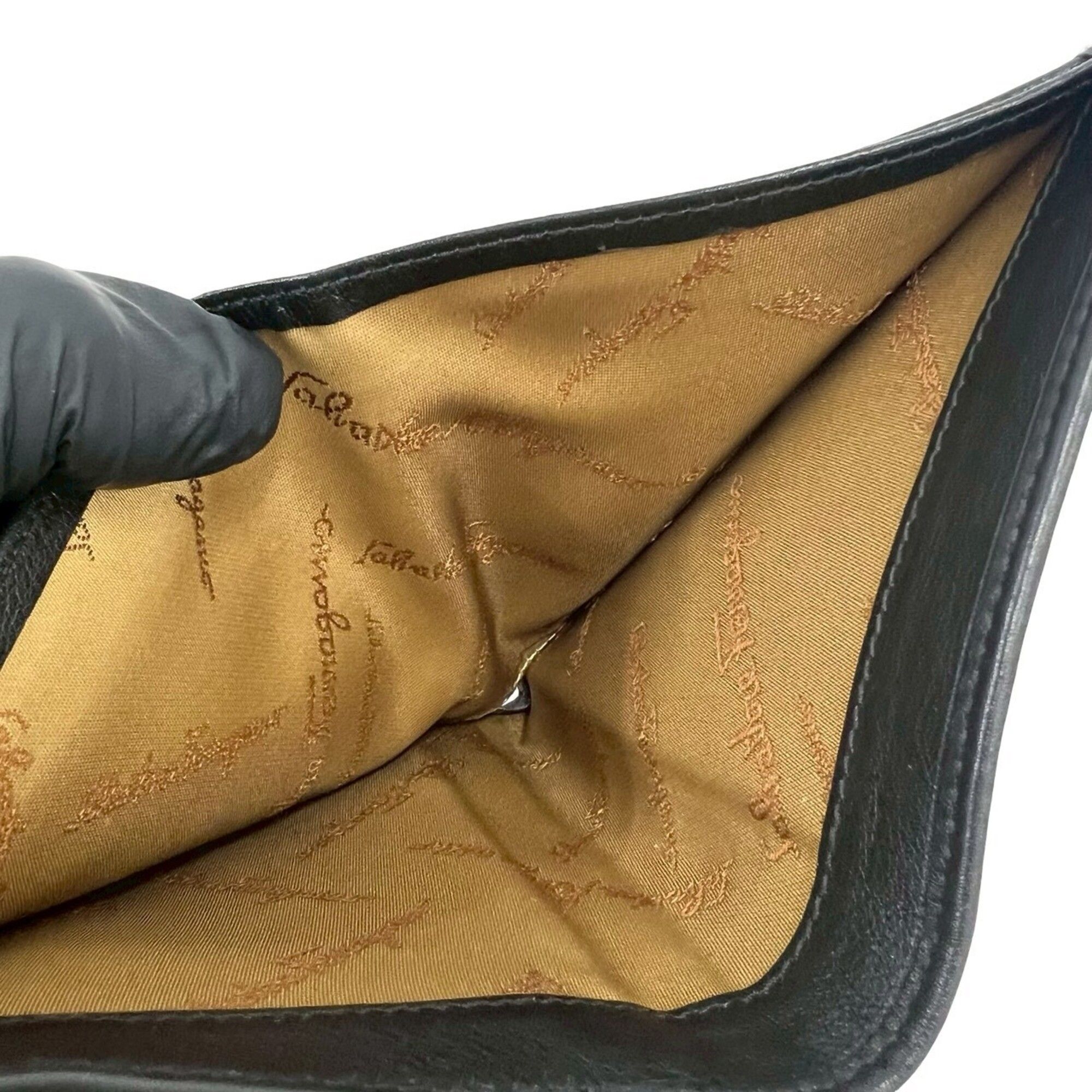 Canvas Leather Wallet (Bi-Fold) (Pre-Owned) - Salvatore Ferragamo - Modalova
