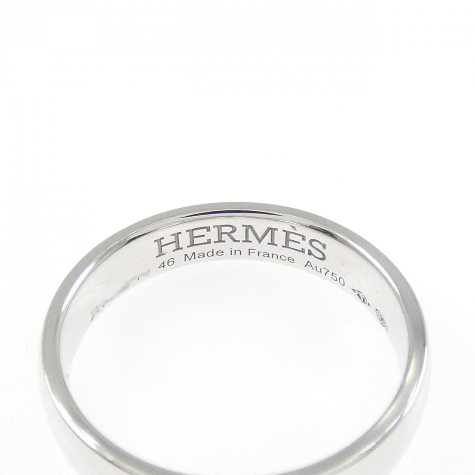 White Gold (18K) Band Ring (Pre-Owned) - Hermes - Modalova