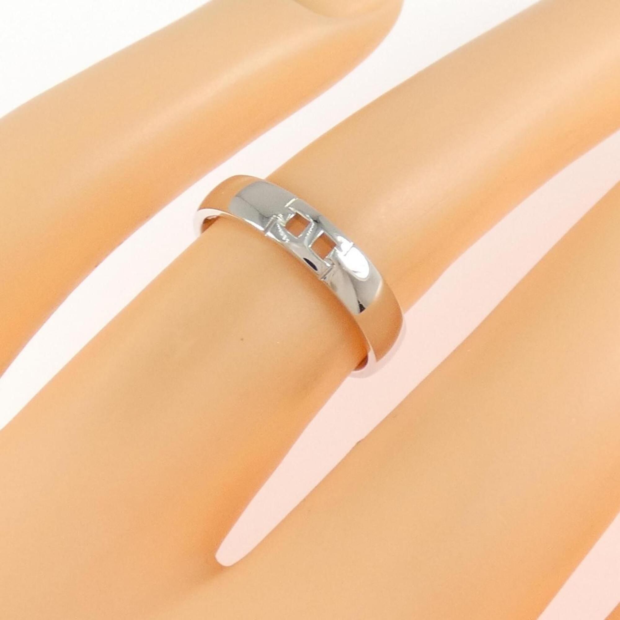 White Gold (18K) Band Ring (Pre-Owned) - Hermes - Modalova
