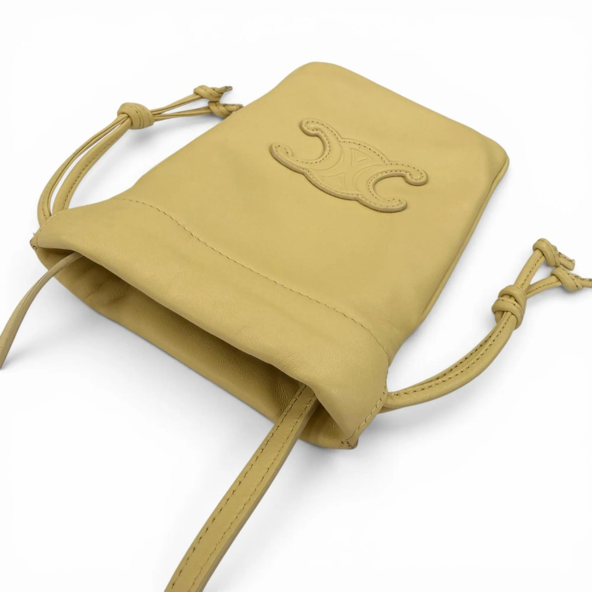 Leather Pouch Shoulder Bag (Pre-Owned) - Celine - Modalova