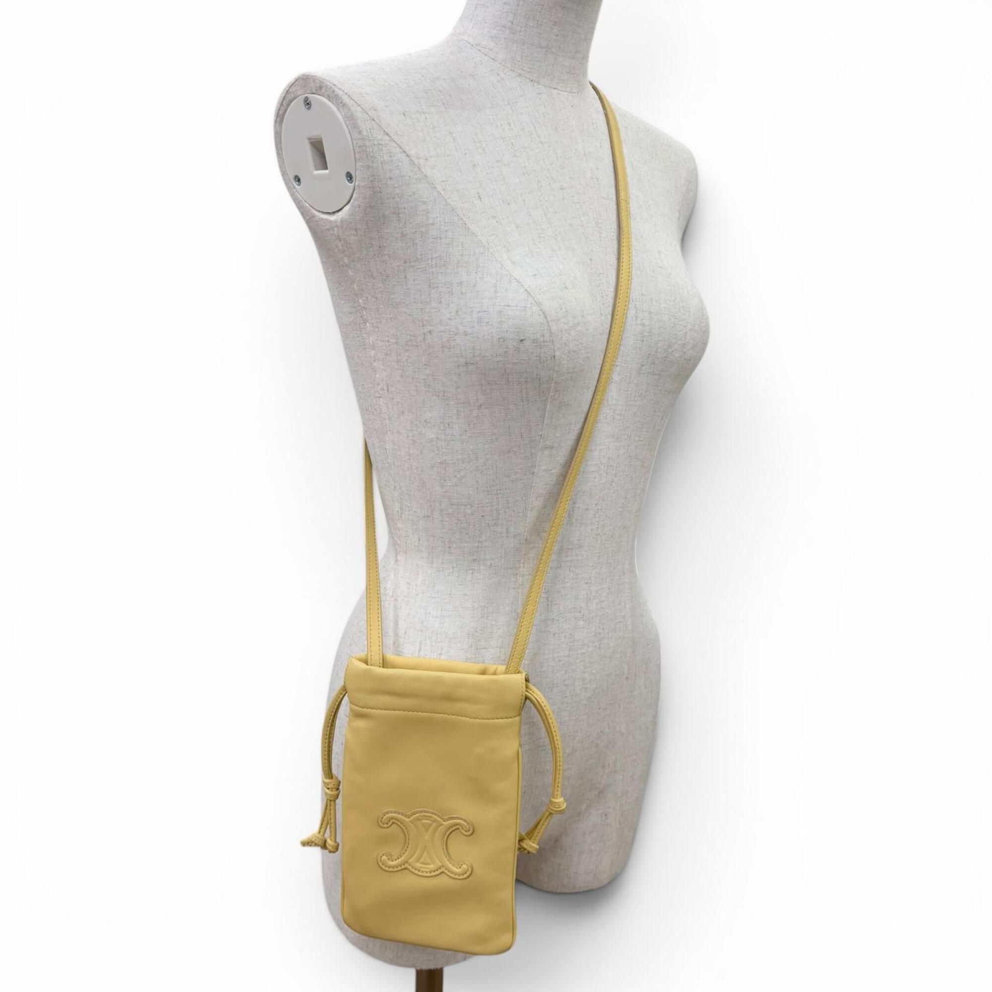 Leather Pouch Shoulder Bag (Pre-Owned) - Celine - Modalova