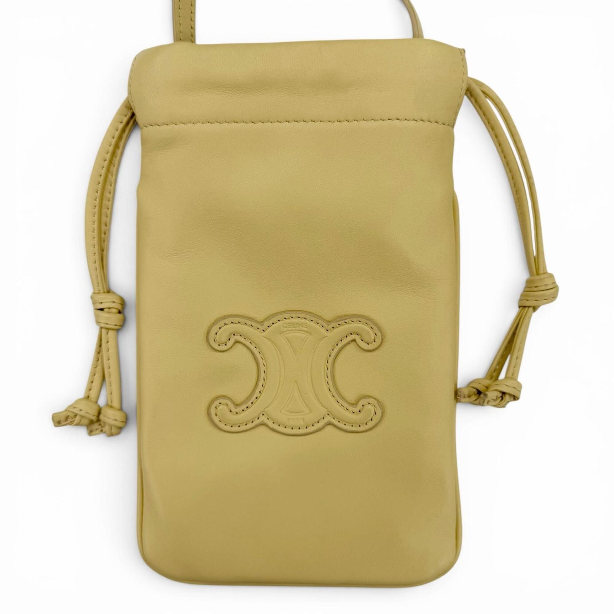Leather Pouch Shoulder Bag (Pre-Owned) - Celine - Modalova