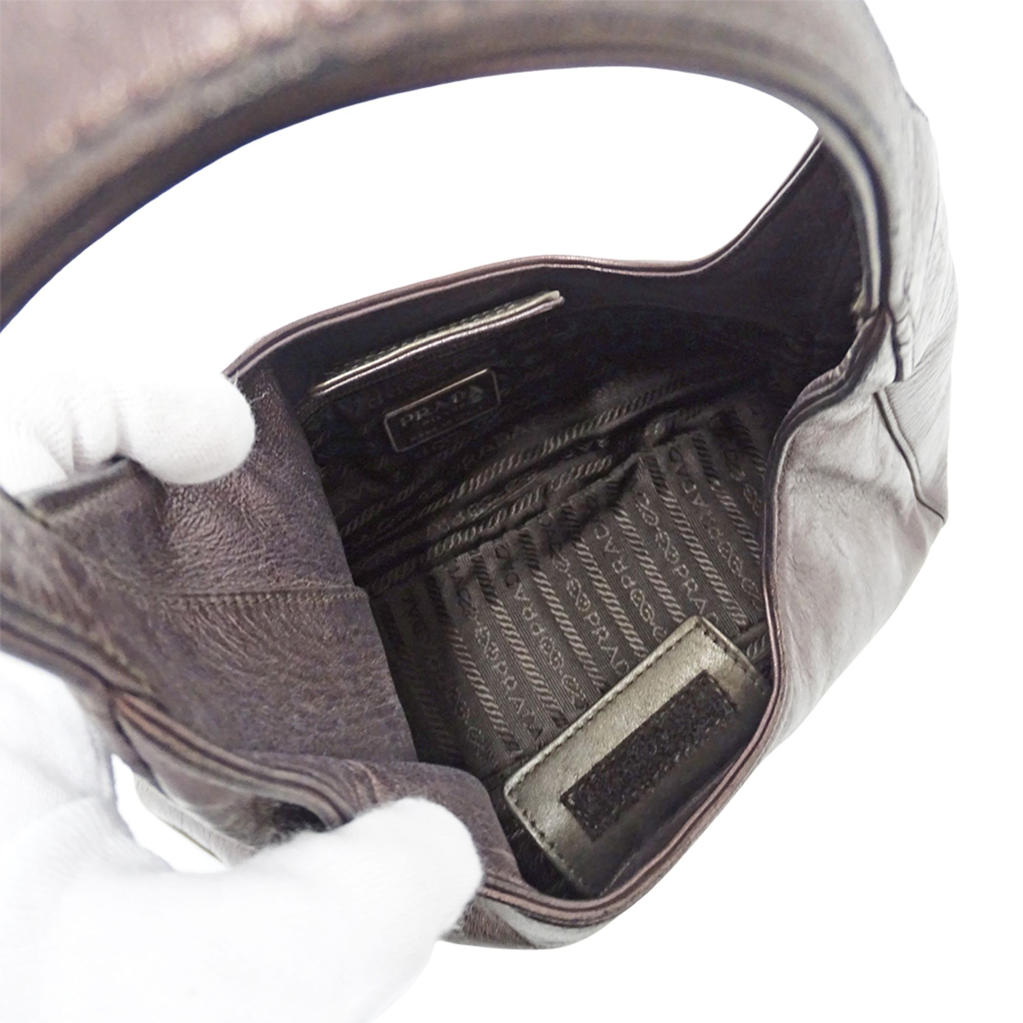 Leather Shoulder Bag (Pre-Owned) - Prada - Modalova