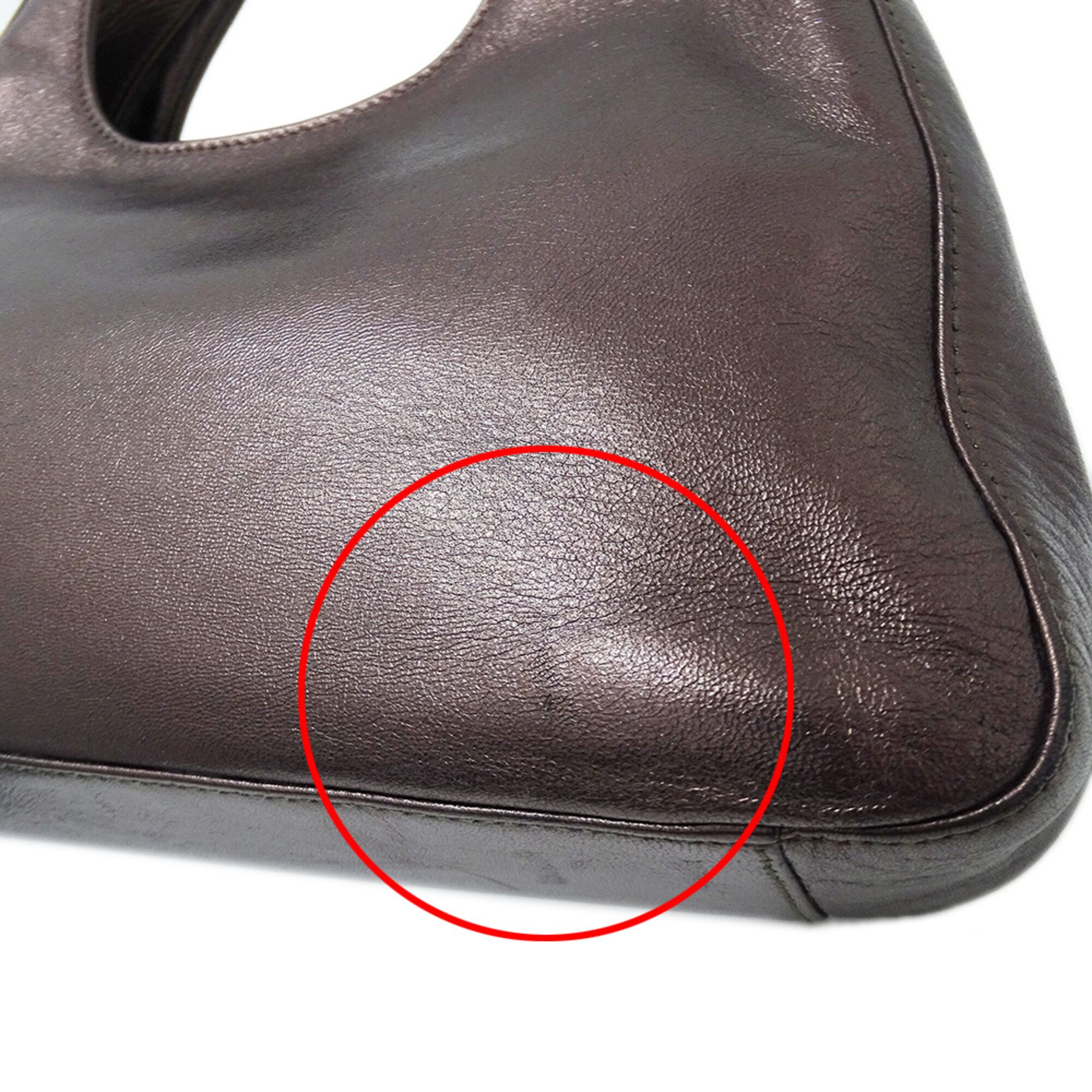 Leather Shoulder Bag (Pre-Owned) - Prada - Modalova