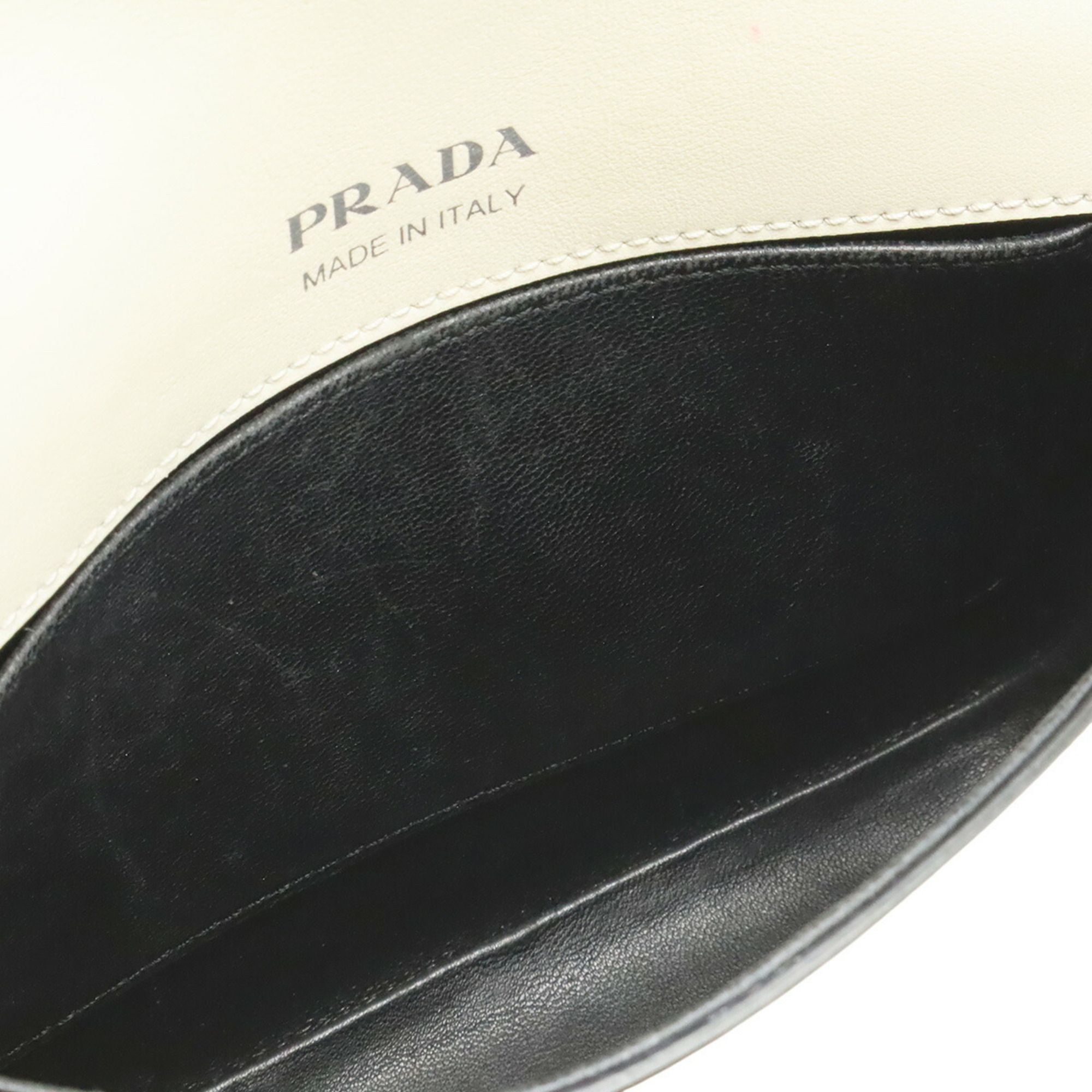 Saffiano Leather Clutch Bag Pochette (Pre-Owned) - Prada - Modalova