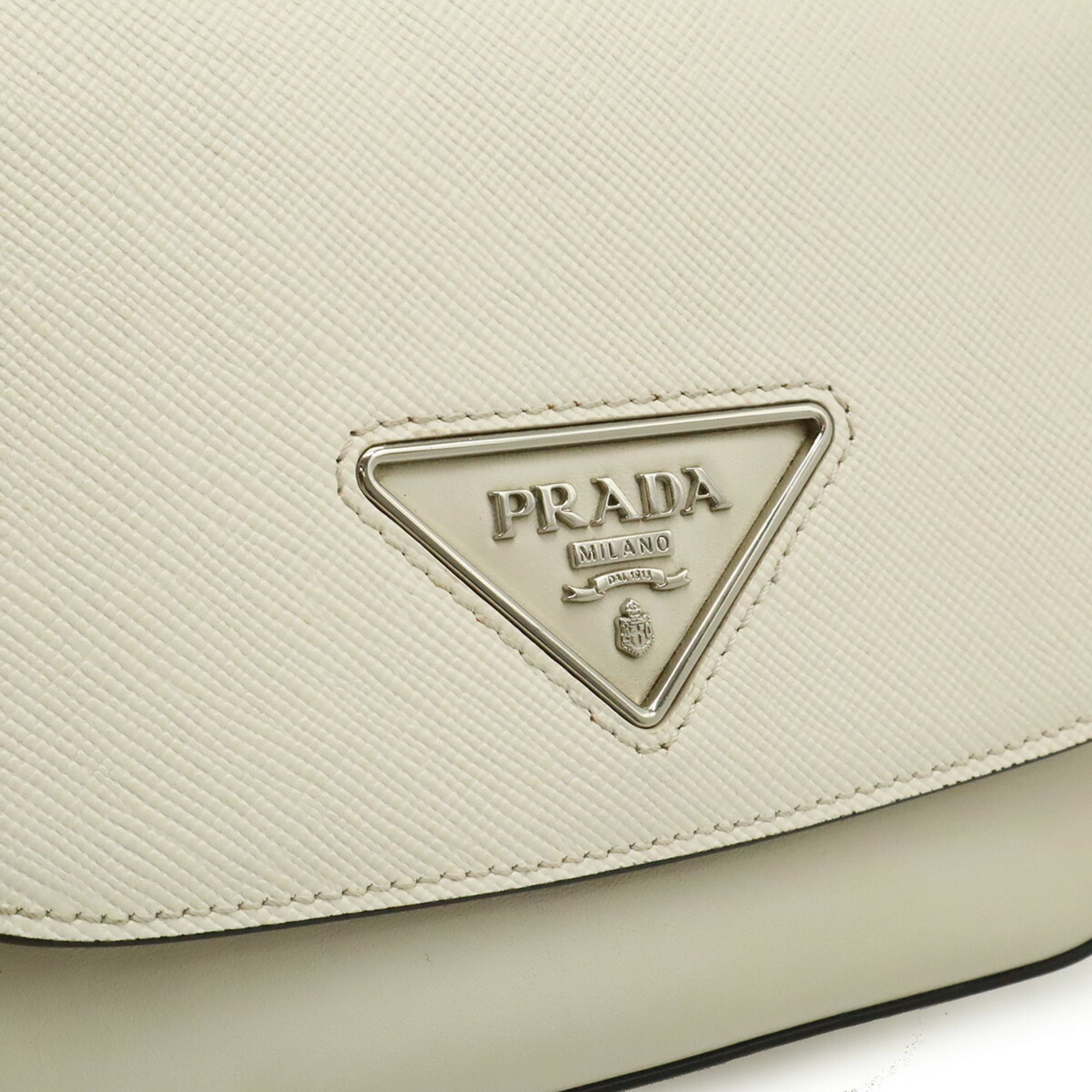 Saffiano Leather Clutch Bag Pochette (Pre-Owned) - Prada - Modalova