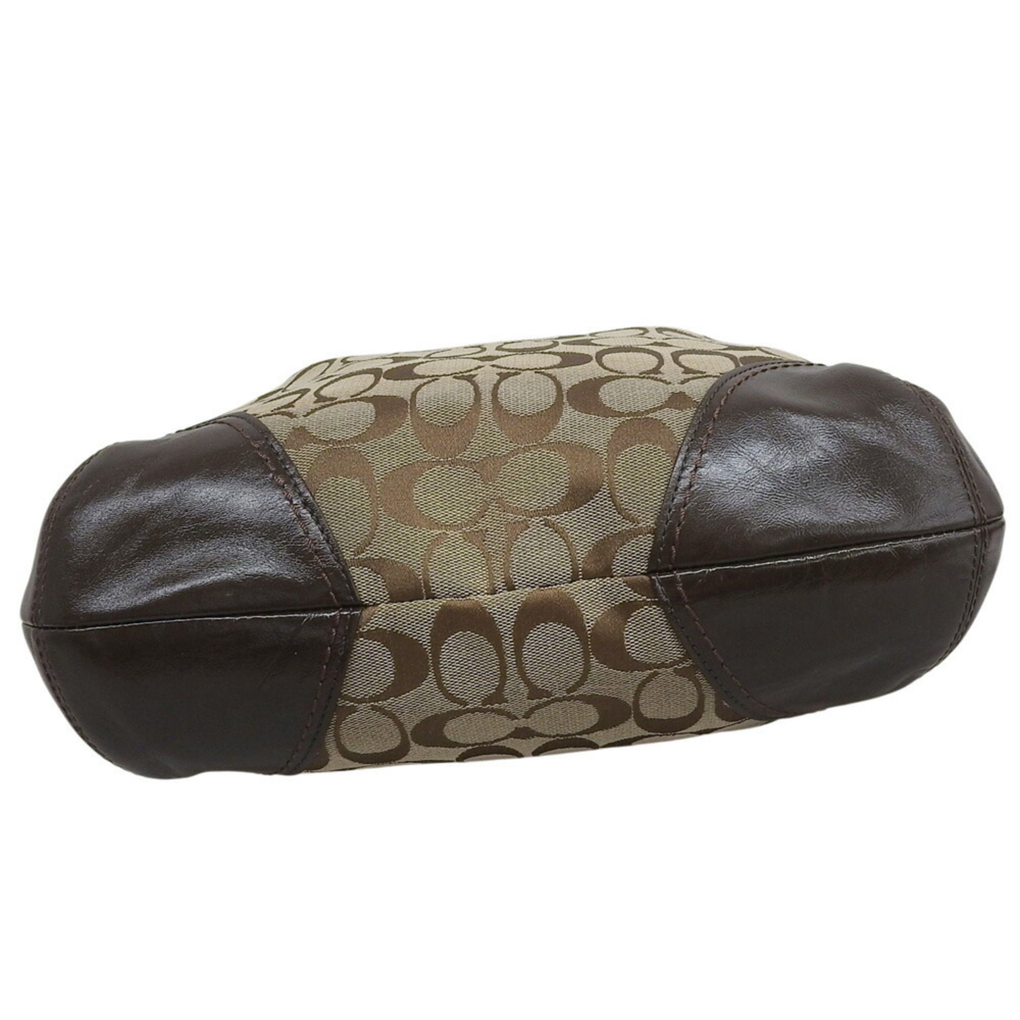Canvas Leather Shoulder Bag (Pre-Owned) - Coach - Modalova