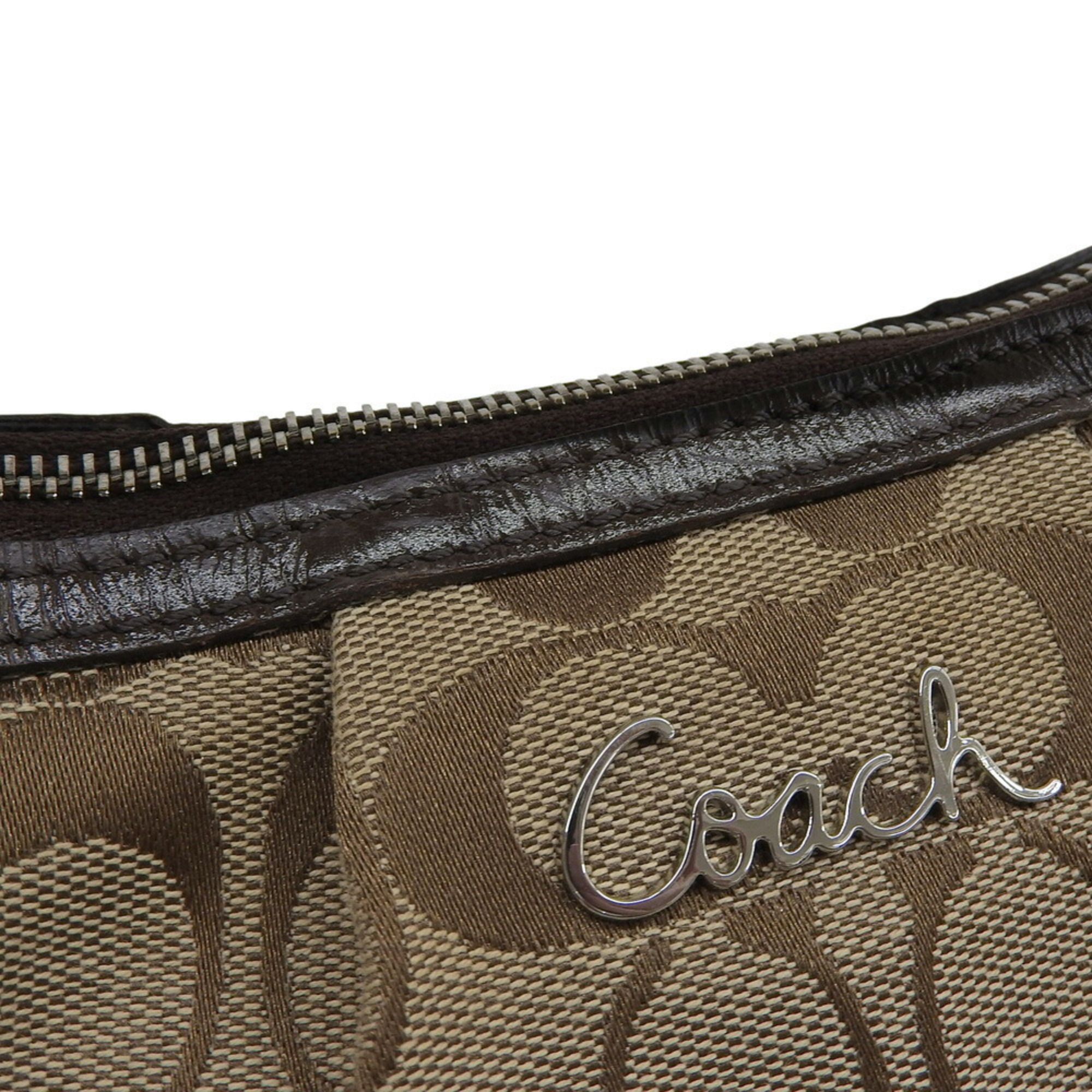 Canvas Leather Shoulder Bag (Pre-Owned) - Coach - Modalova