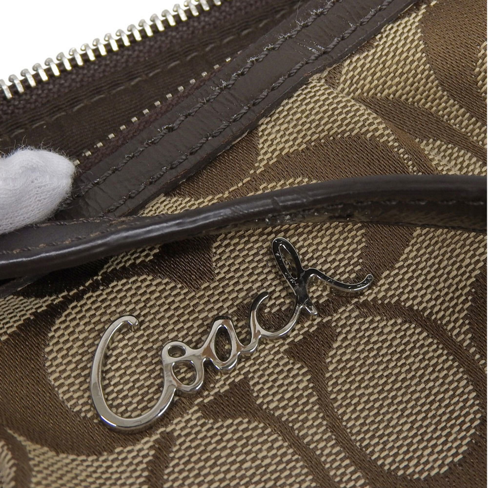 Canvas Leather Shoulder Bag (Pre-Owned) - Coach - Modalova