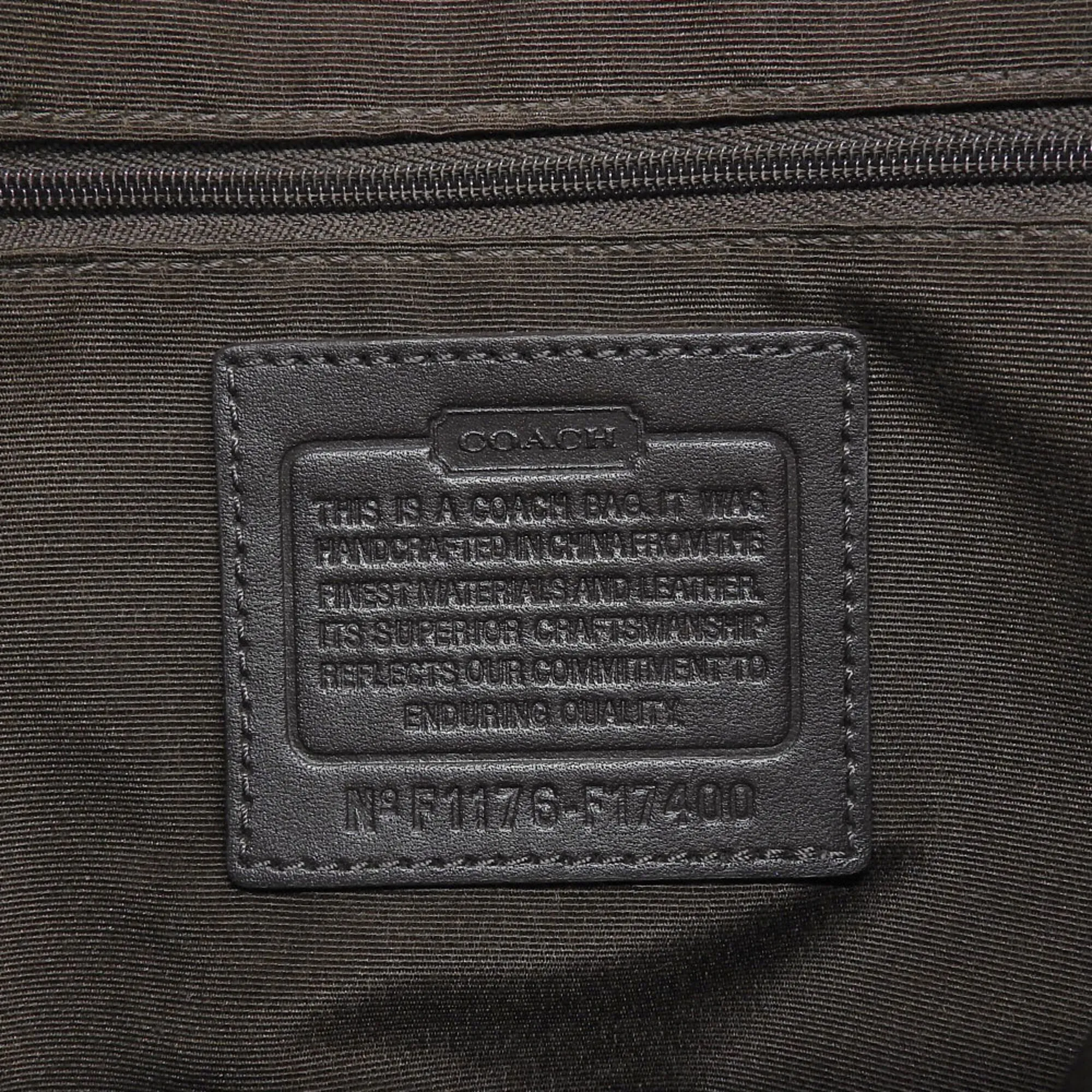 Canvas Leather Shoulder Bag (Pre-Owned) - Coach - Modalova