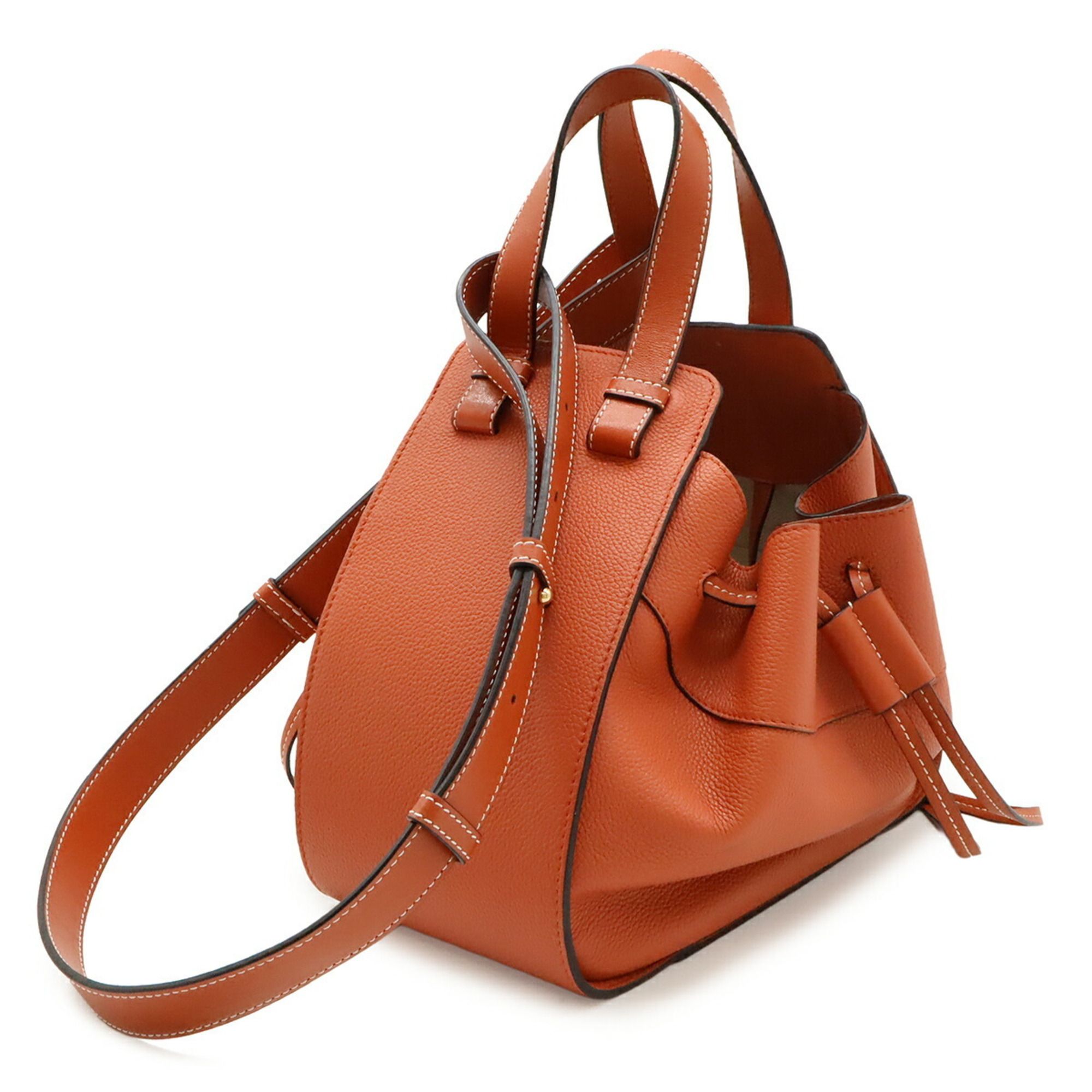 Hammock Leather Handbag Shoulder Bag (Pre-Owned) - Loewe - Modalova