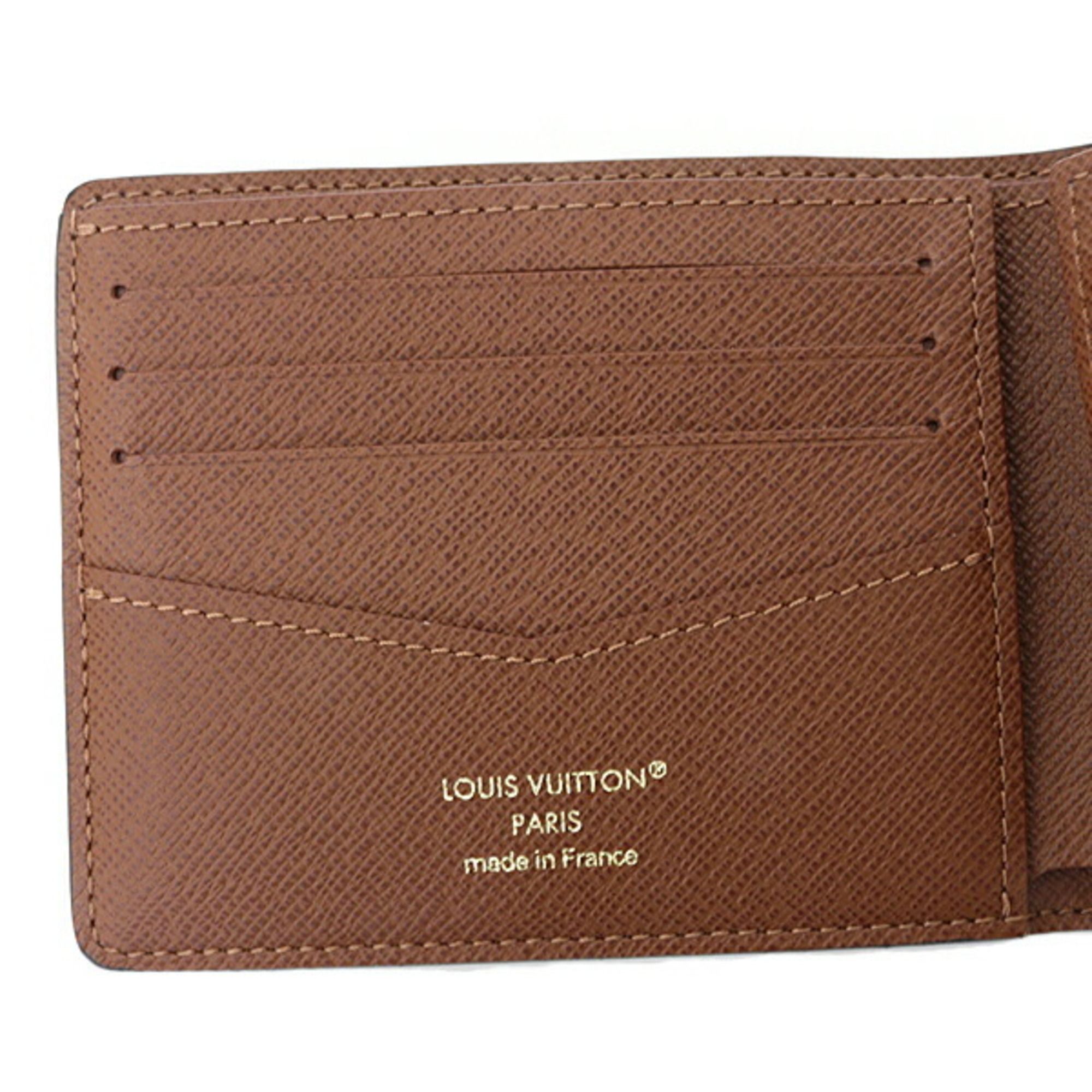 Monogram Monogram Canvas Leather Wallet (Bi-Fold) (Pre-Owned) - Louis Vuitton - Modalova