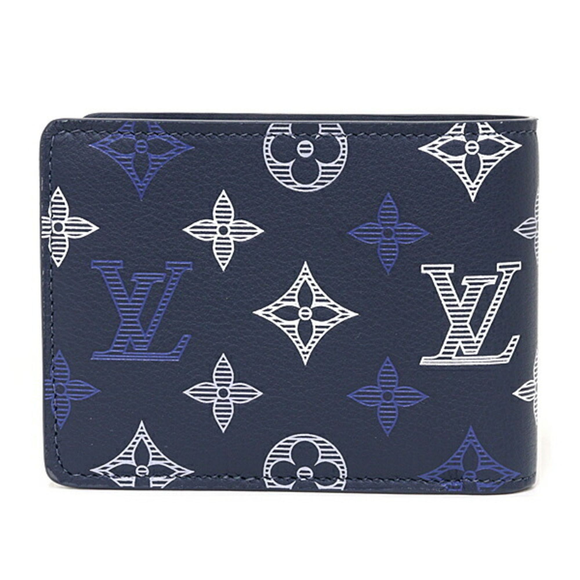 Monogram Shadow Monogram Shadow Leather Wallet (Bi-Fold) (Pre-Owned) - Louis Vuitton - Modalova