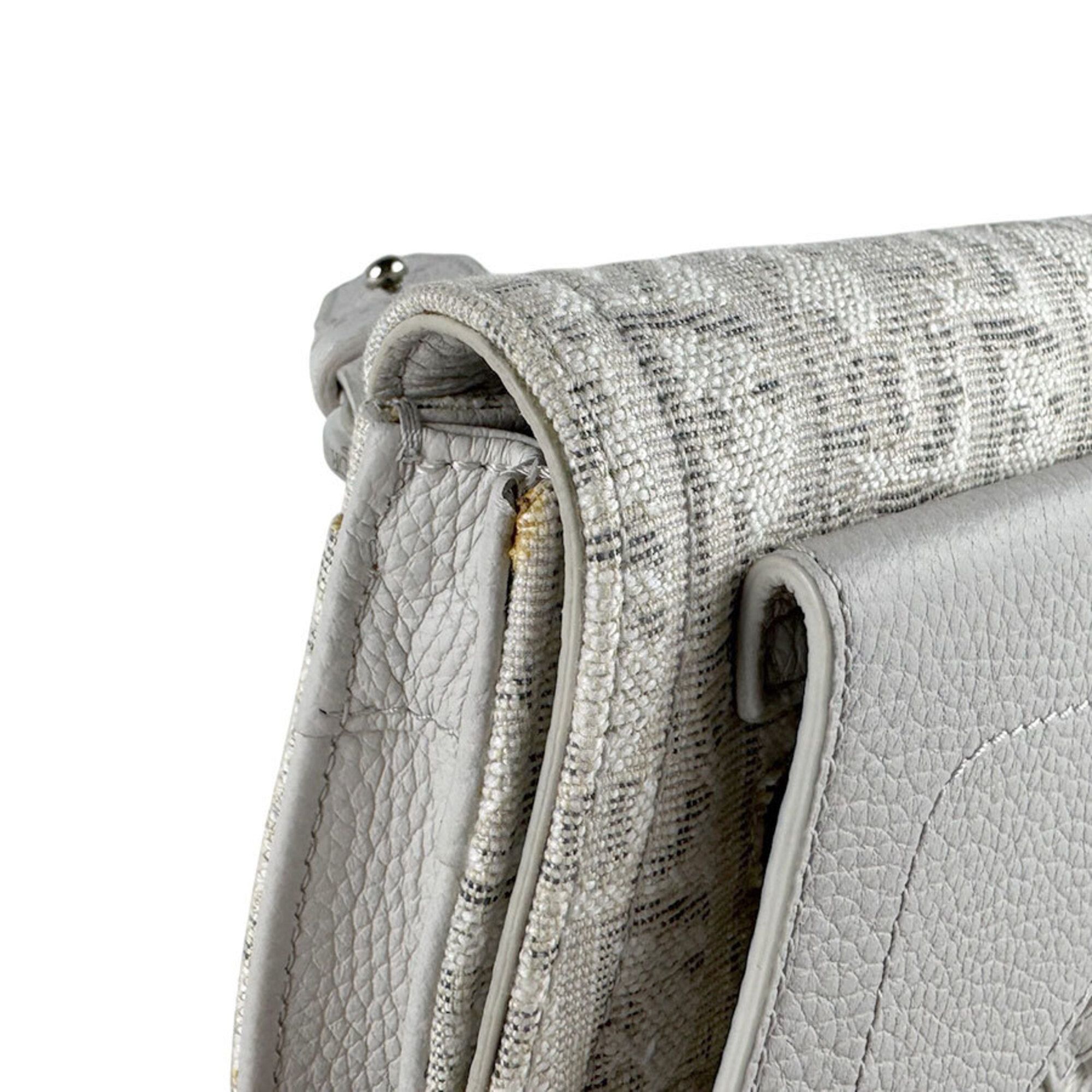 Canvas Leather Saddle Bag Shoulder Bag (Pre-Owned) - Christian Dior - Modalova