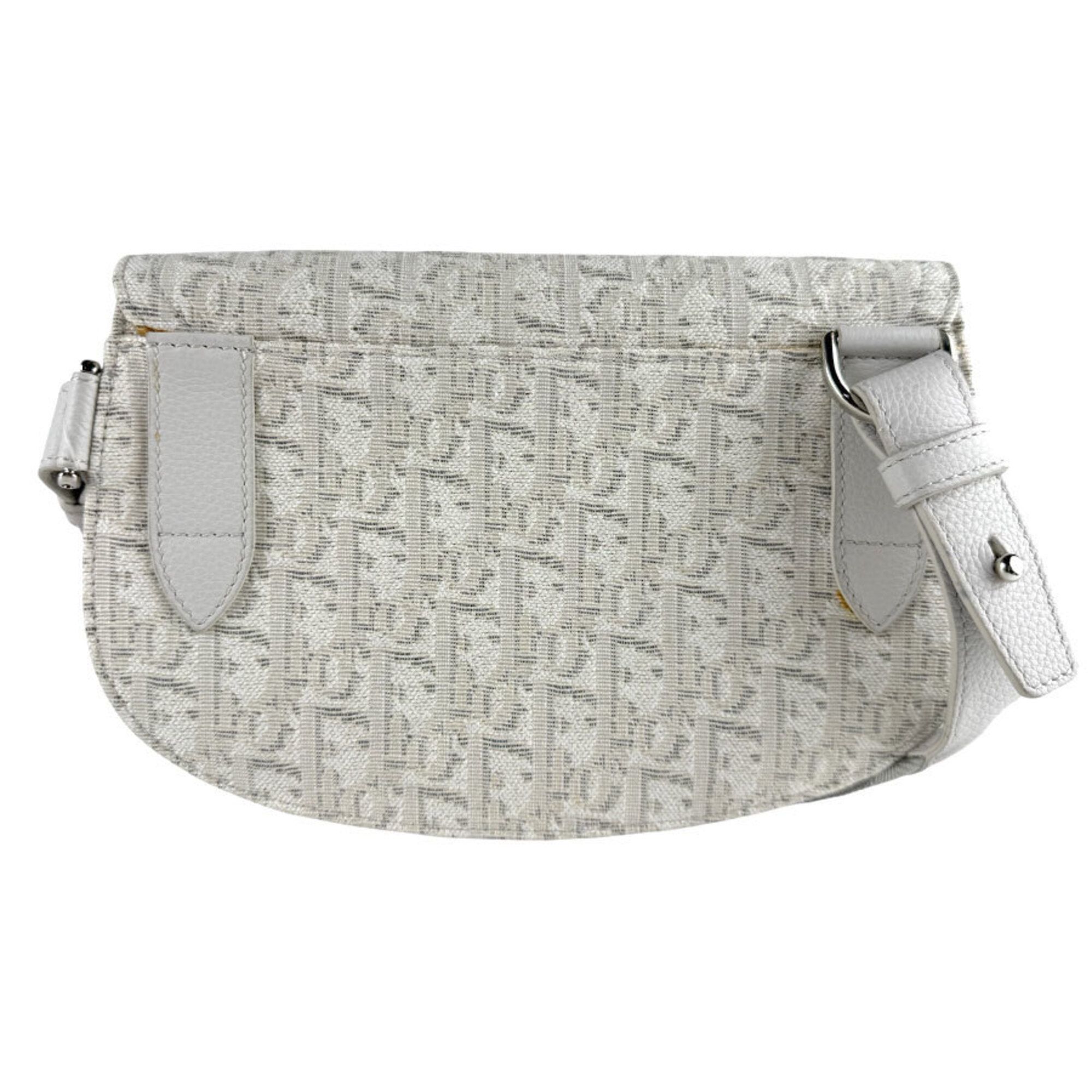 Canvas Leather Saddle Bag Shoulder Bag (Pre-Owned) - Christian Dior - Modalova