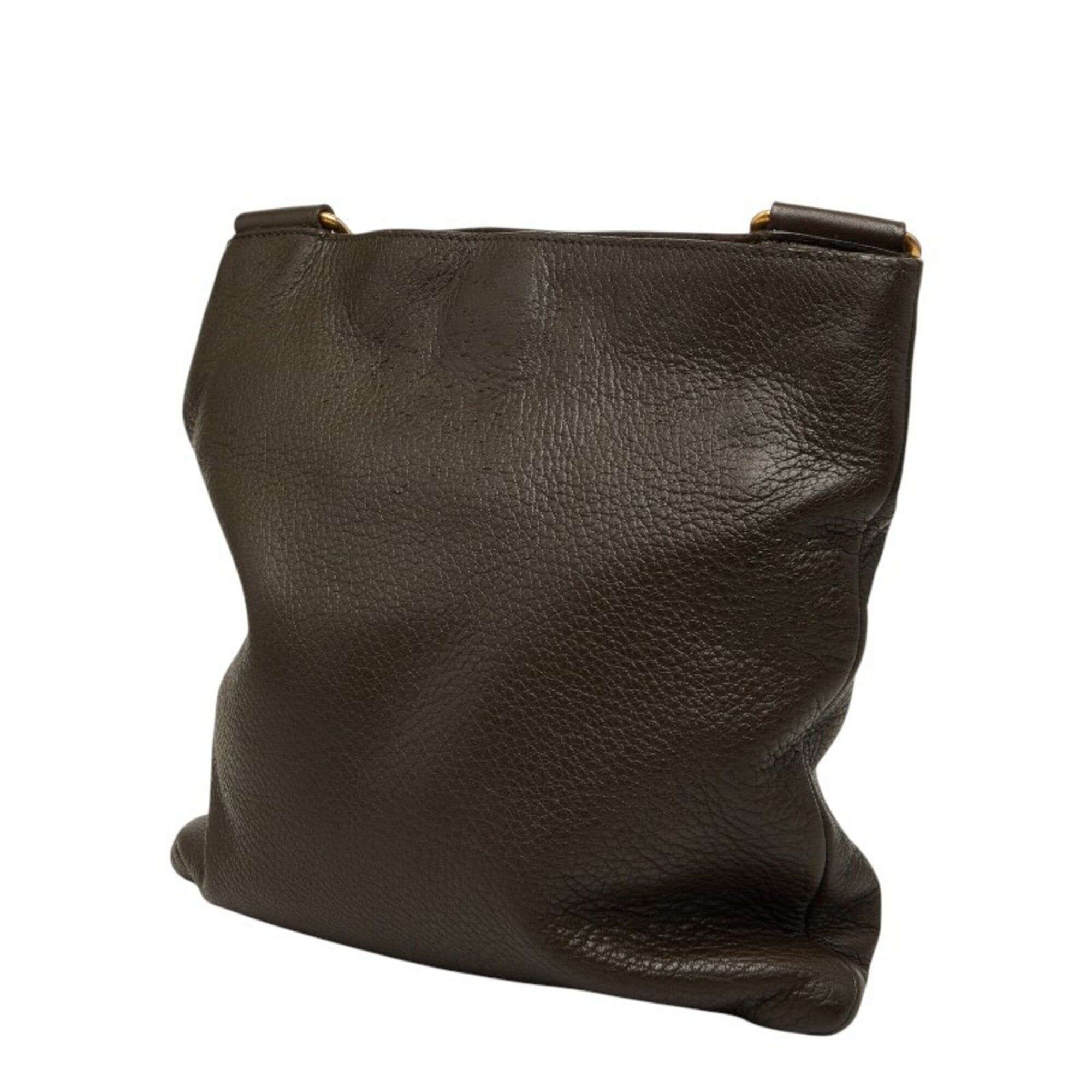 Leather Shoulder Bag (Pre-Owned) - Prada - Modalova
