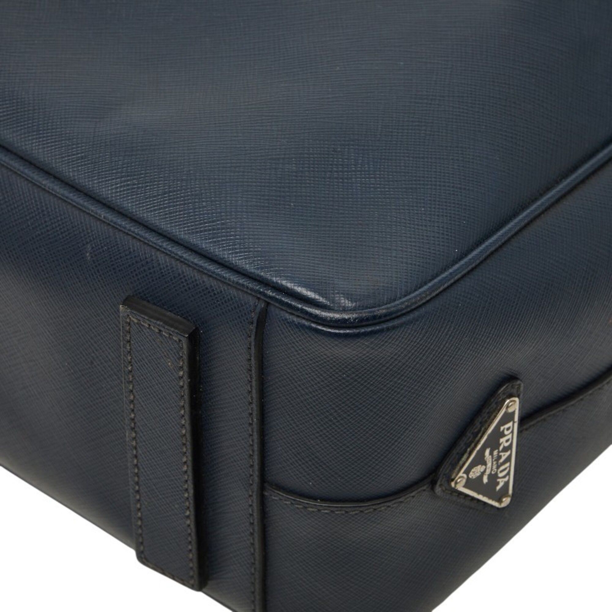 Leather Briefcase (Pre-Owned) - Prada - Modalova