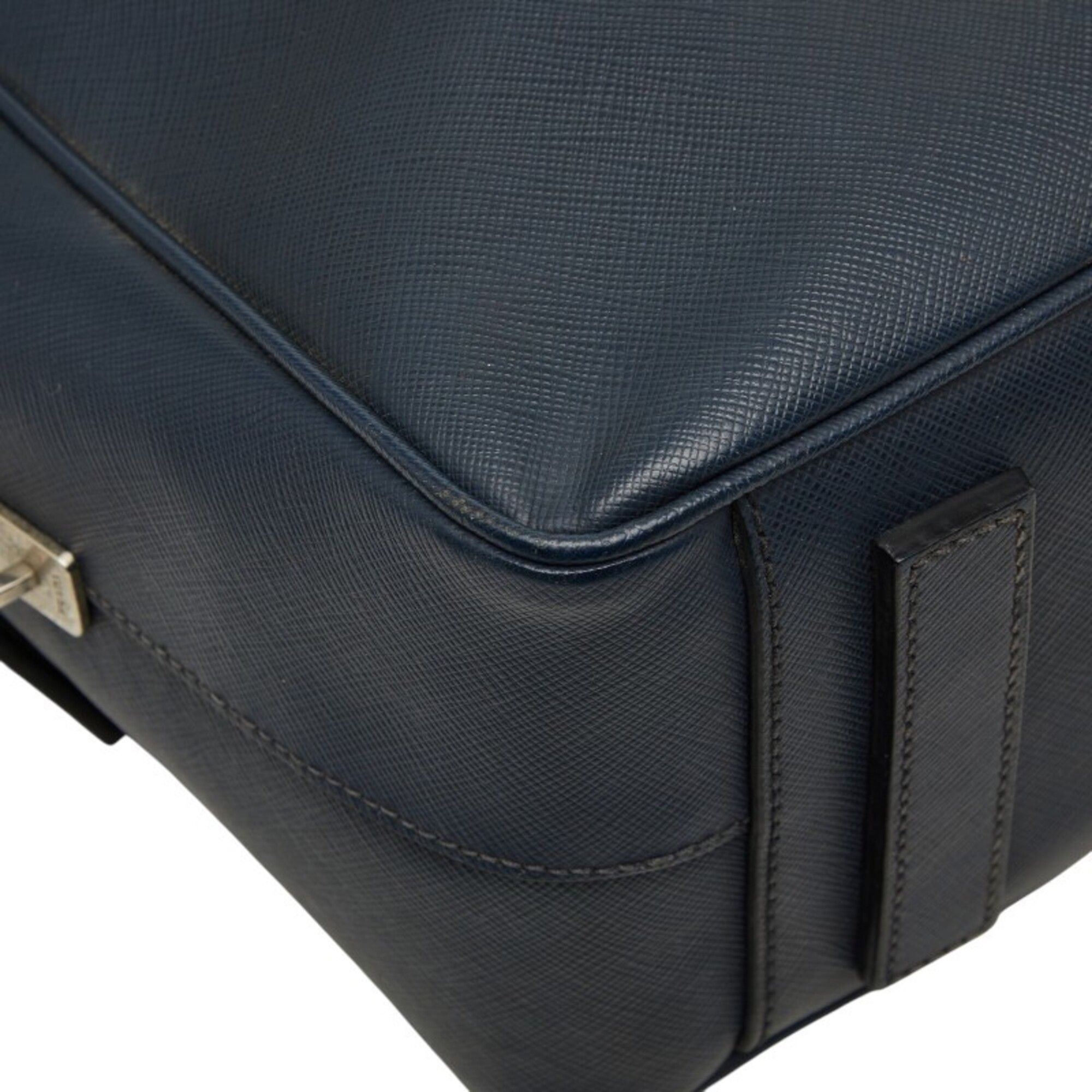 Leather Briefcase (Pre-Owned) - Prada - Modalova