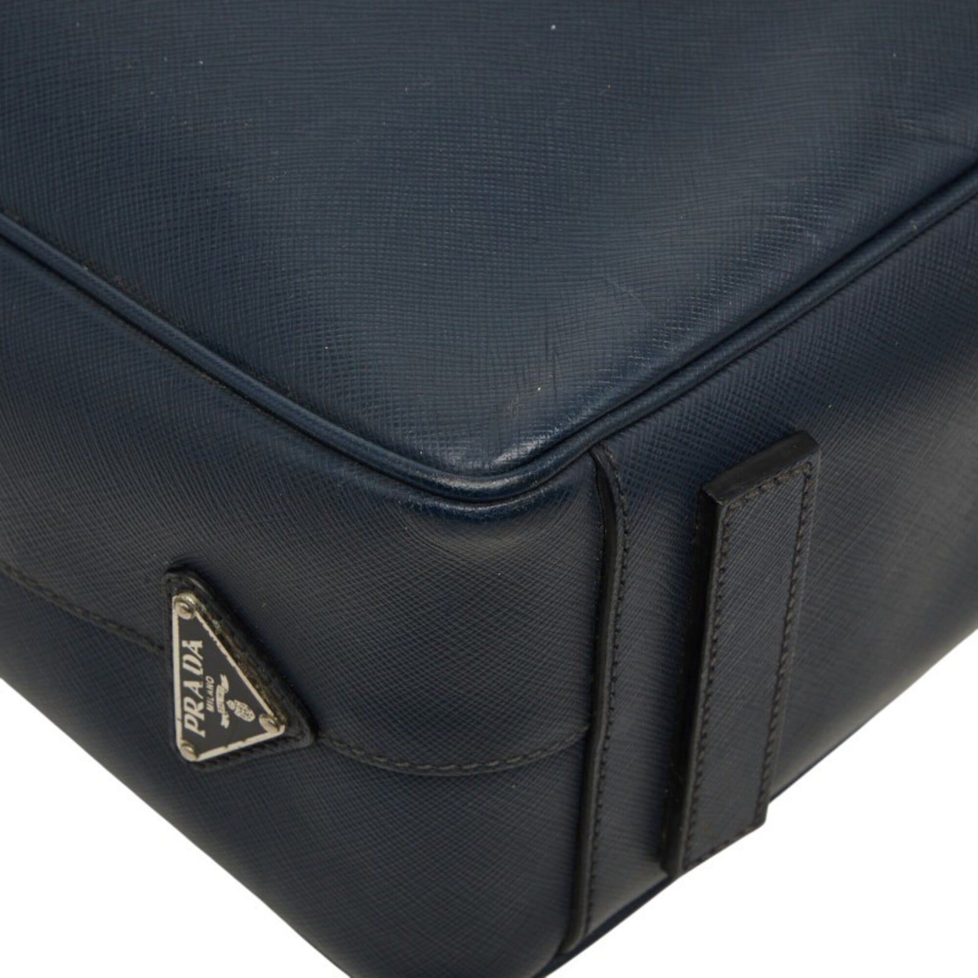Leather Briefcase (Pre-Owned) - Prada - Modalova