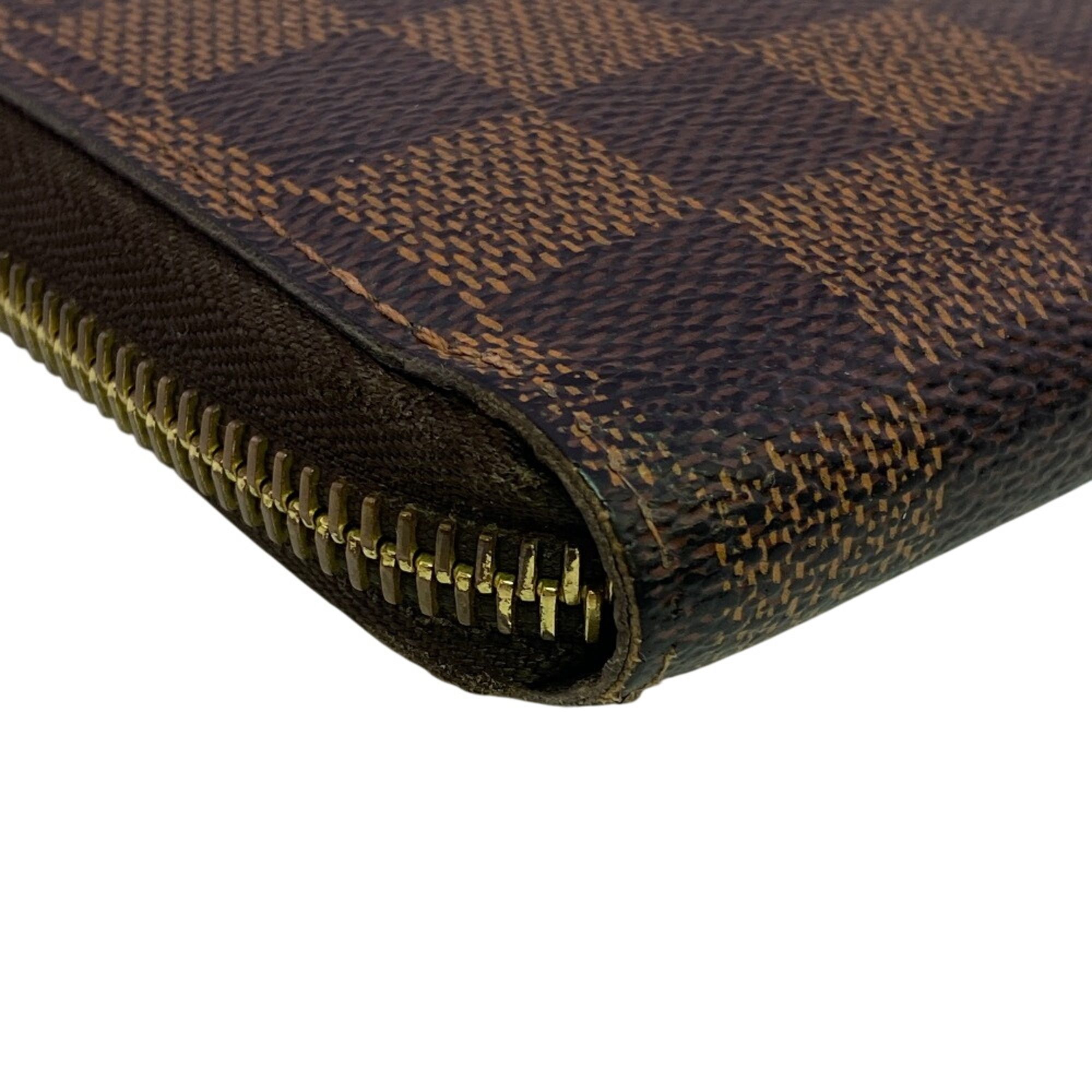 Damier Leather Long Wallet (Bi-Fold) (Pre-Owned) - Louis Vuitton - Modalova