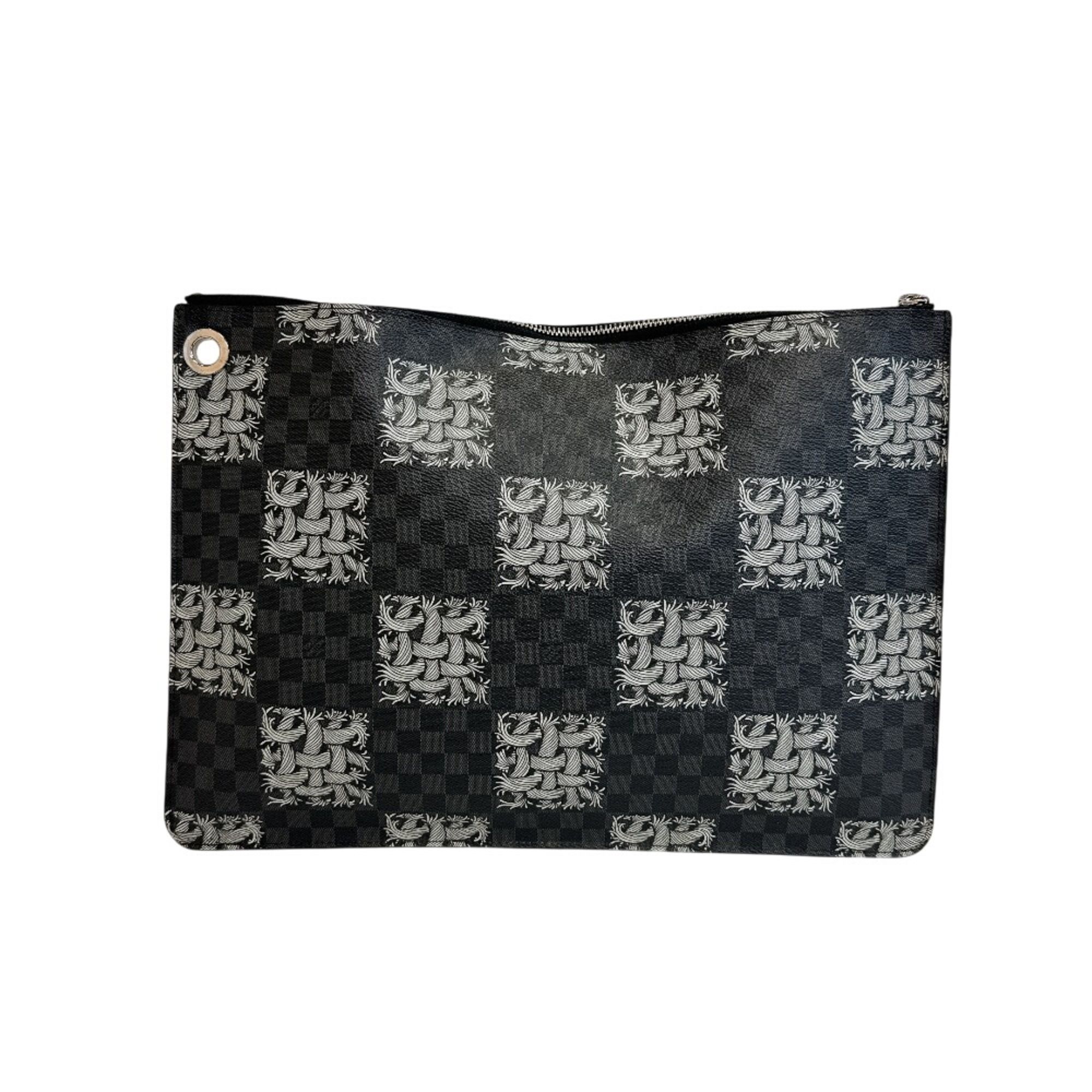 Damier Graphite Clutch Bag (Pre-Owned) - Louis Vuitton - Modalova