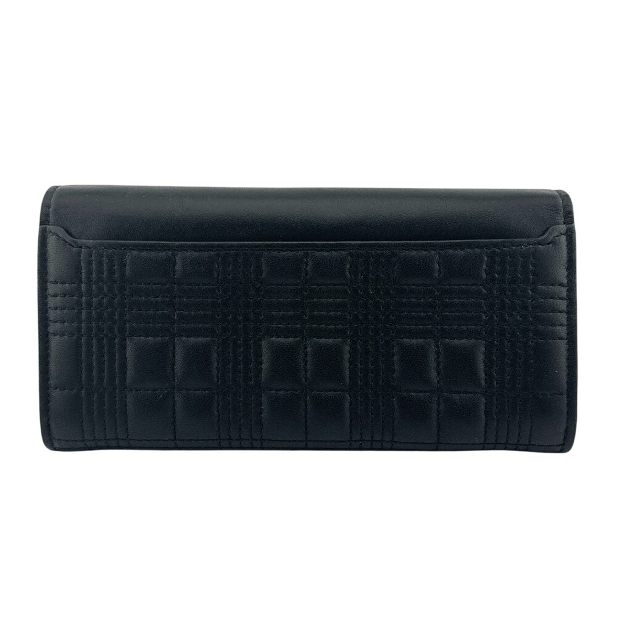 Leather Long Wallet (Bi-Fold) (Pre-Owned) - Burberry - Modalova