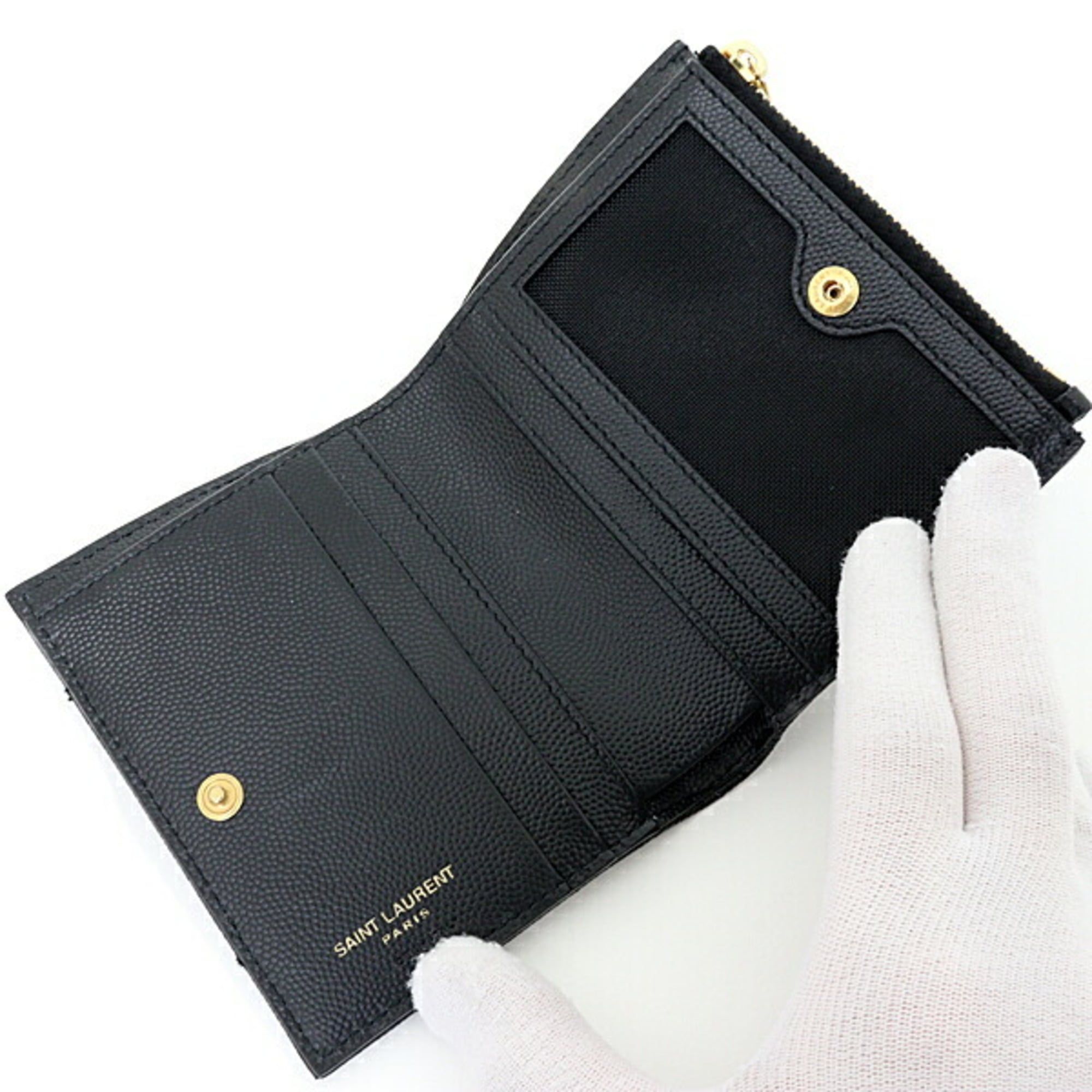 Leather Wallet (Bi-Fold) (Pre-Owned) - Saint Laurent - Modalova