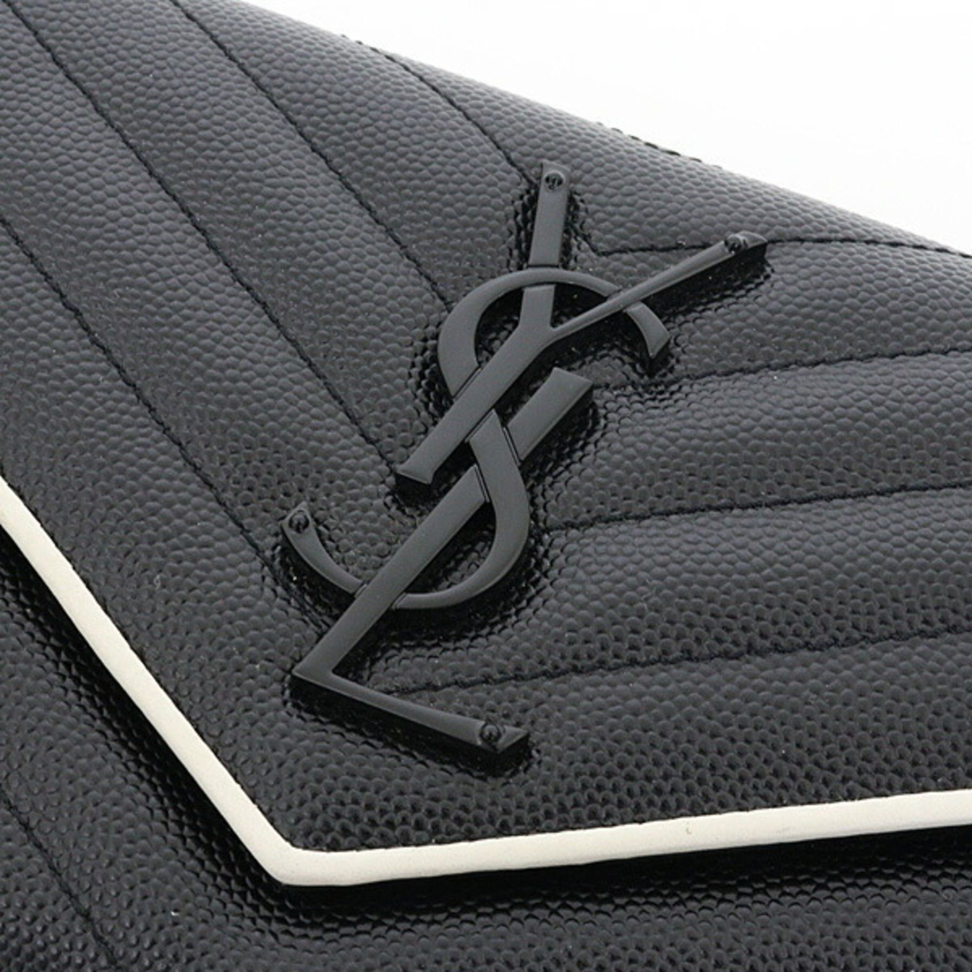 Leather Long Wallet (Bi-Fold) (Pre-Owned) - Saint Laurent - Modalova