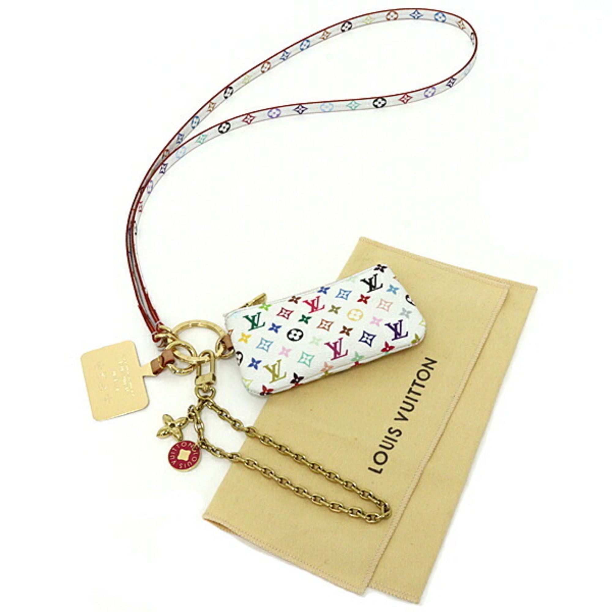 Monogram Canvas Leather Pouch (Pre-Owned) - Louis Vuitton - Modalova
