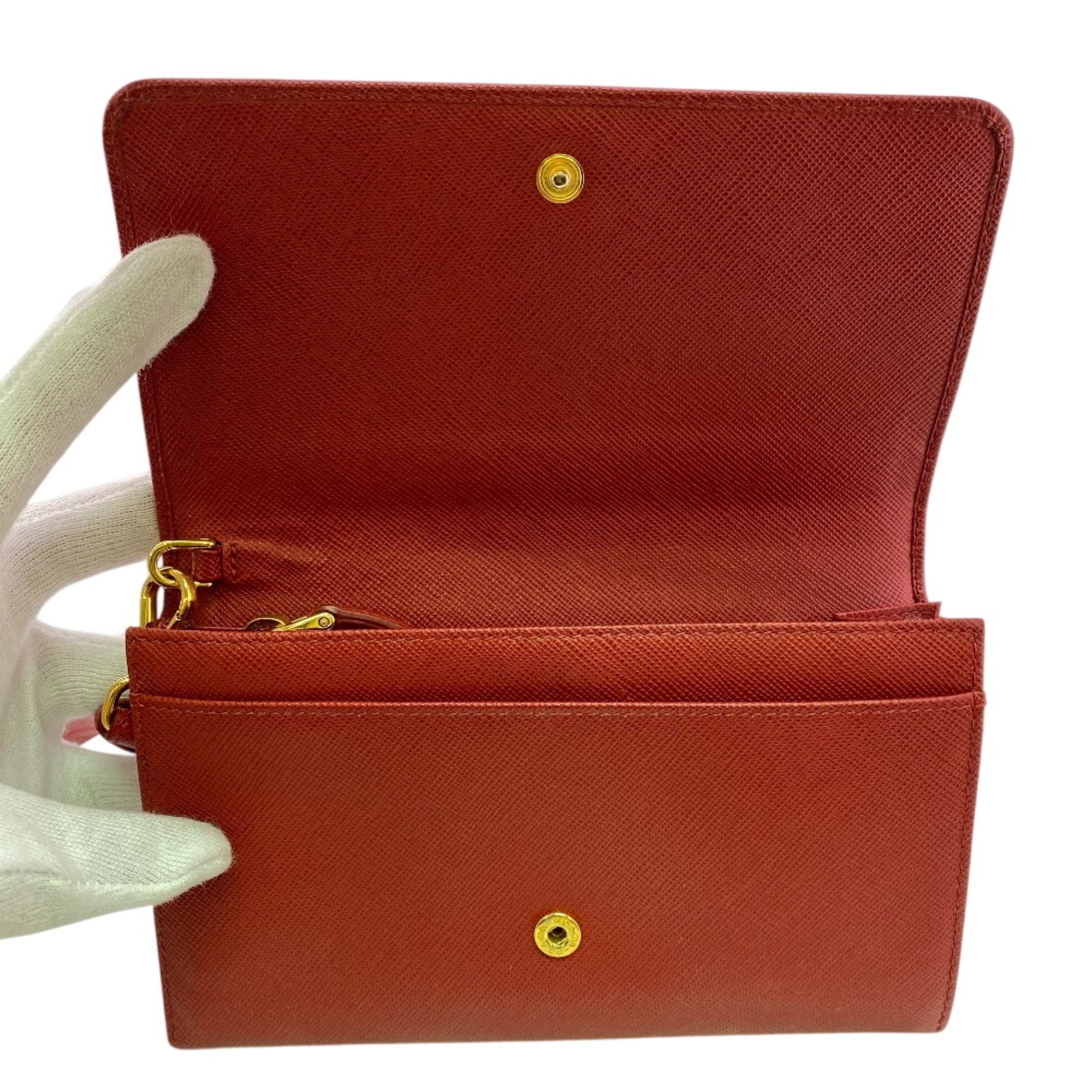 Saffiano Leather Wallet (Bi-Fold) (Pre-Owned) - Prada - Modalova