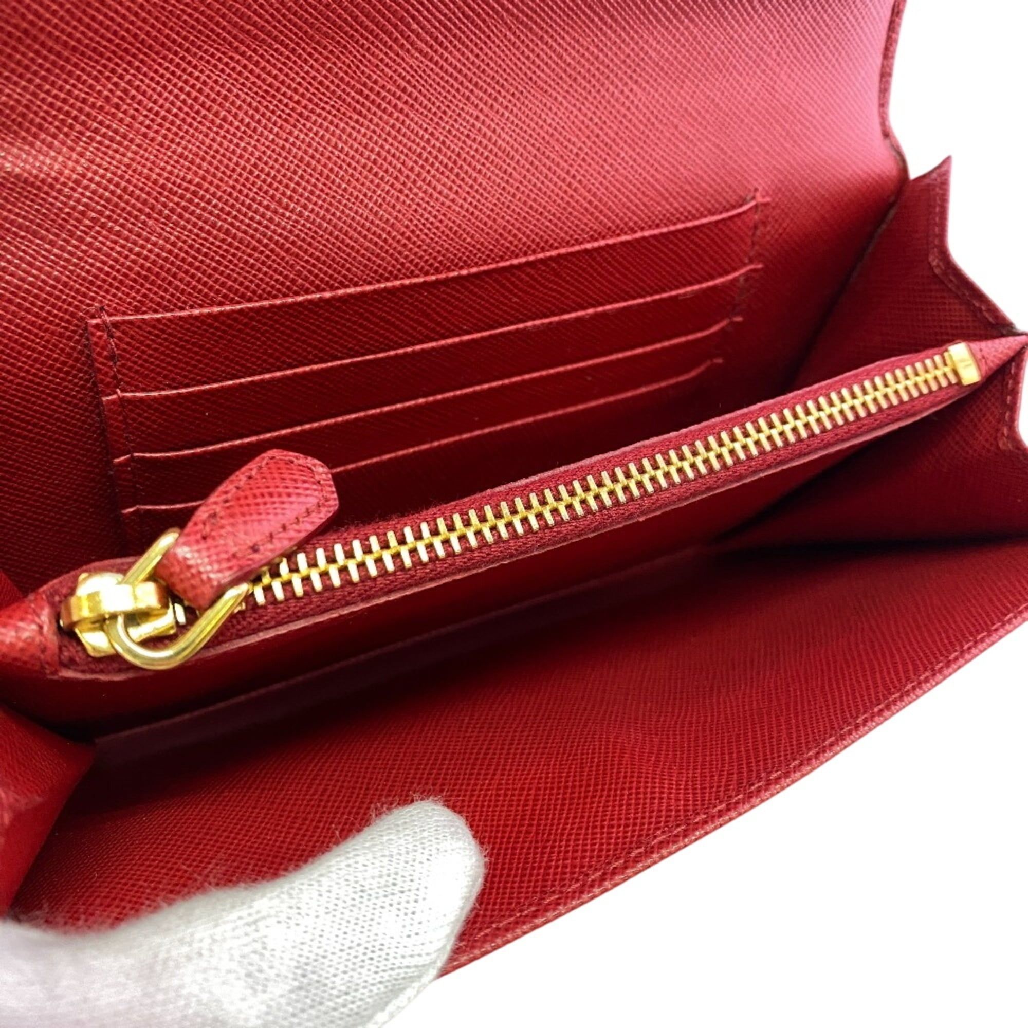 Saffiano Leather Wallet (Bi-Fold) (Pre-Owned) - Prada - Modalova