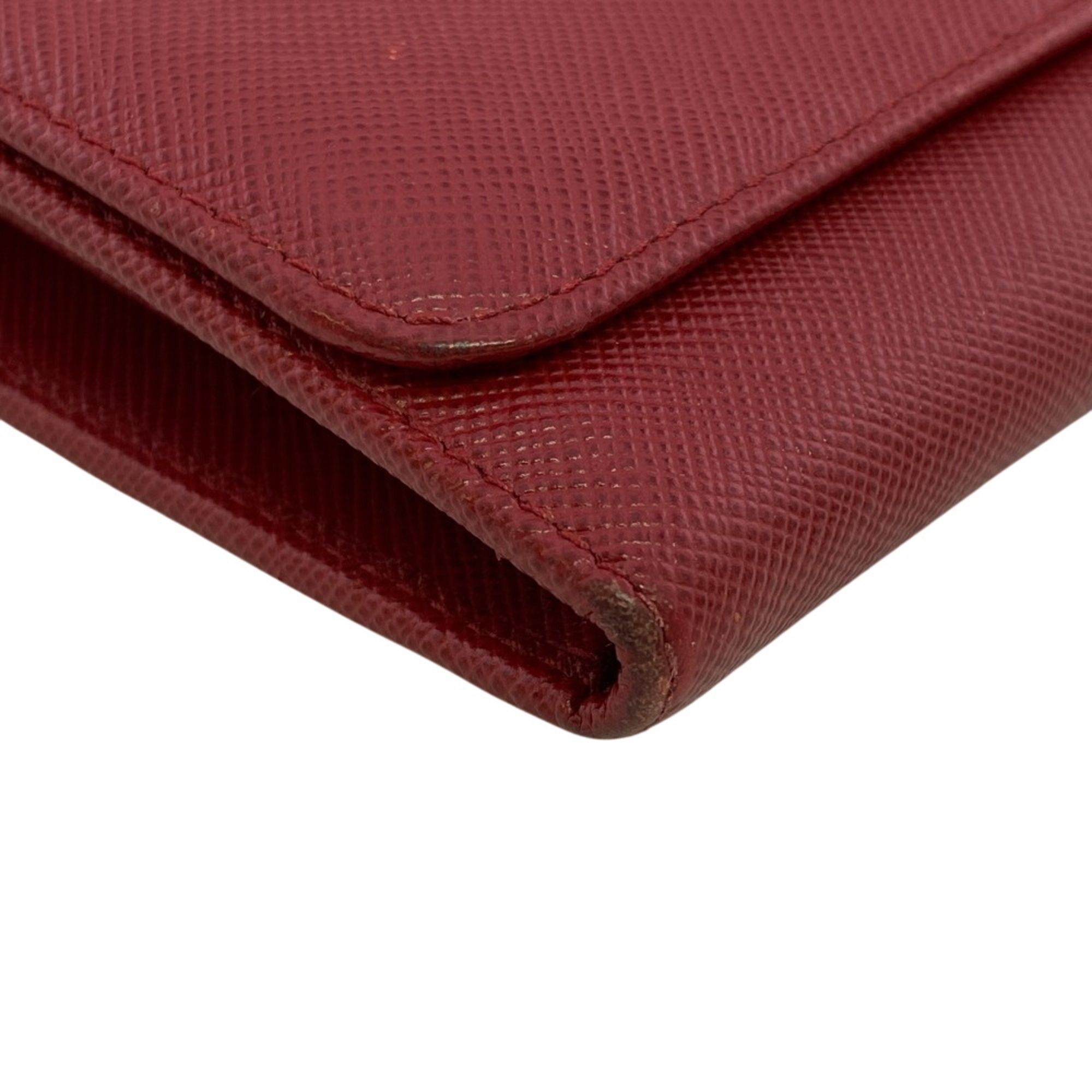 Saffiano Leather Wallet (Bi-Fold) (Pre-Owned) - Prada - Modalova