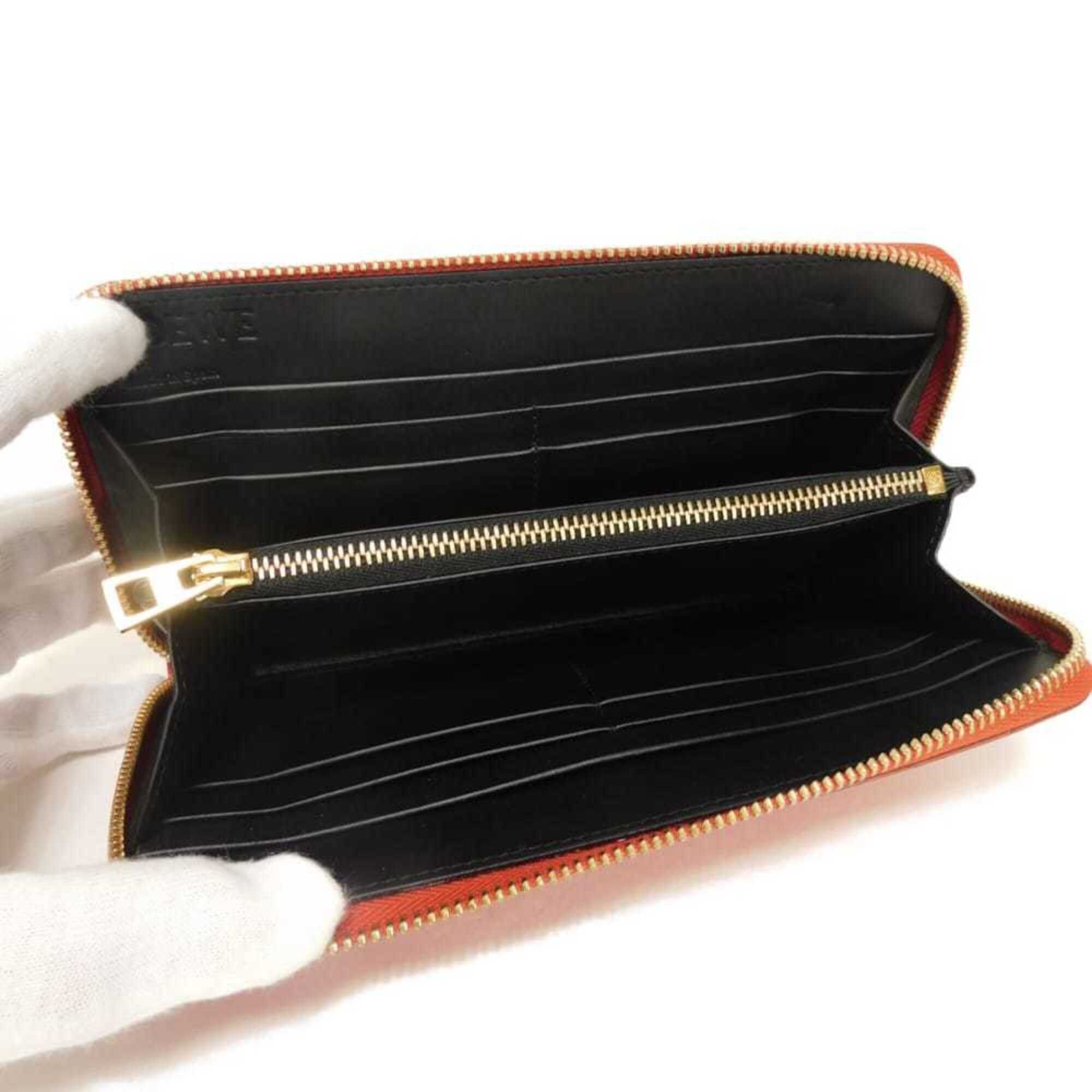 Leather Long Wallet (Bi-Fold) (Pre-Owned) - Loewe - Modalova