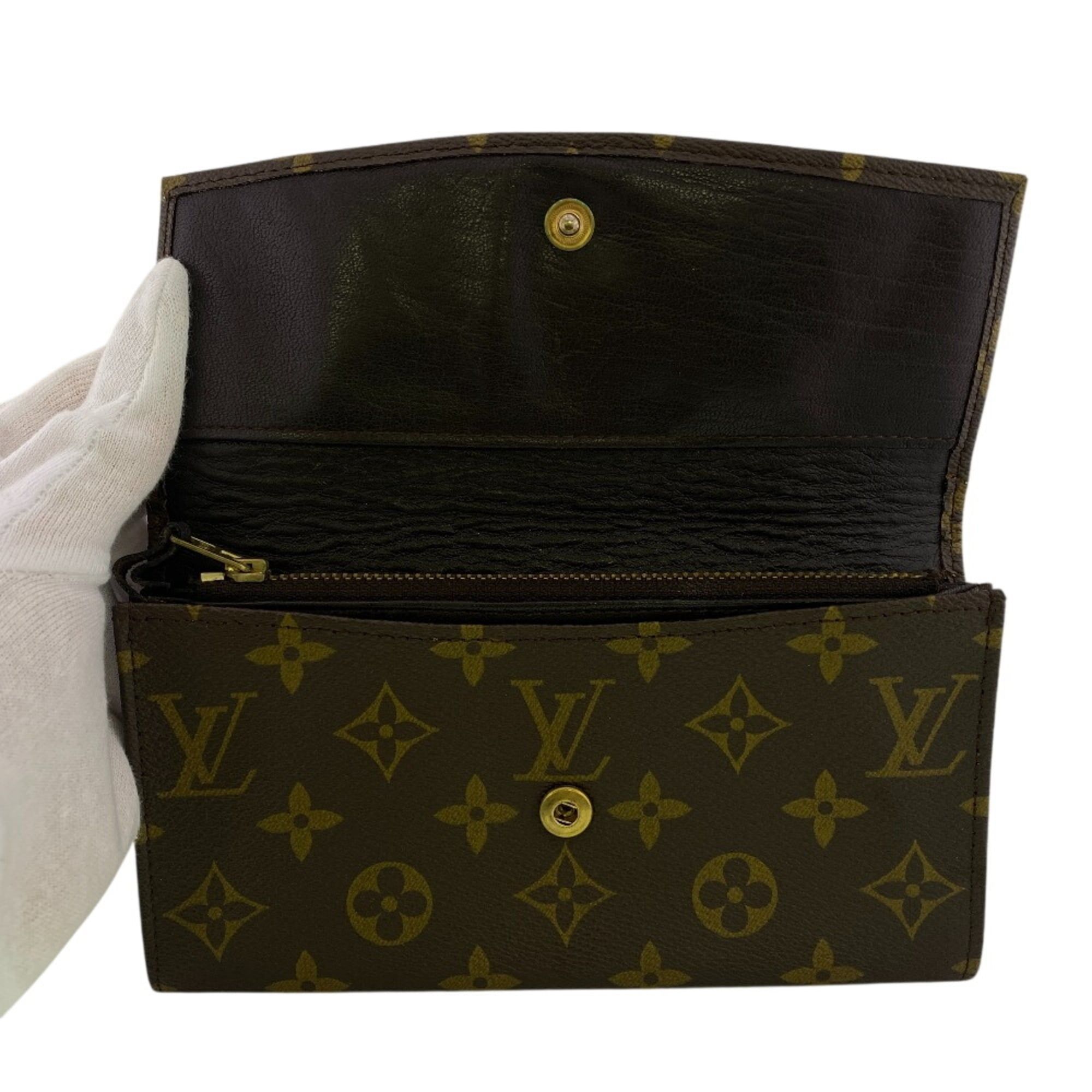 Leather Long Wallet (Bi-Fold) (Pre-Owned) - Louis Vuitton - Modalova