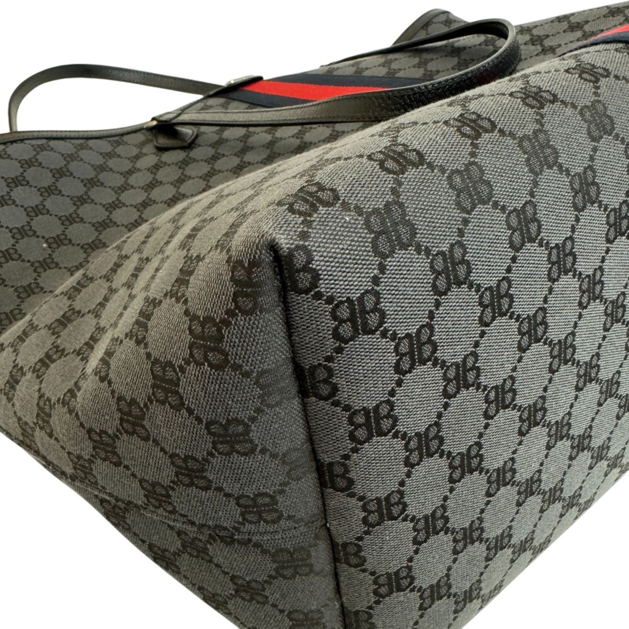 Canvas Leather Tote Bag (Pre-Owned) - Gucci - Modalova