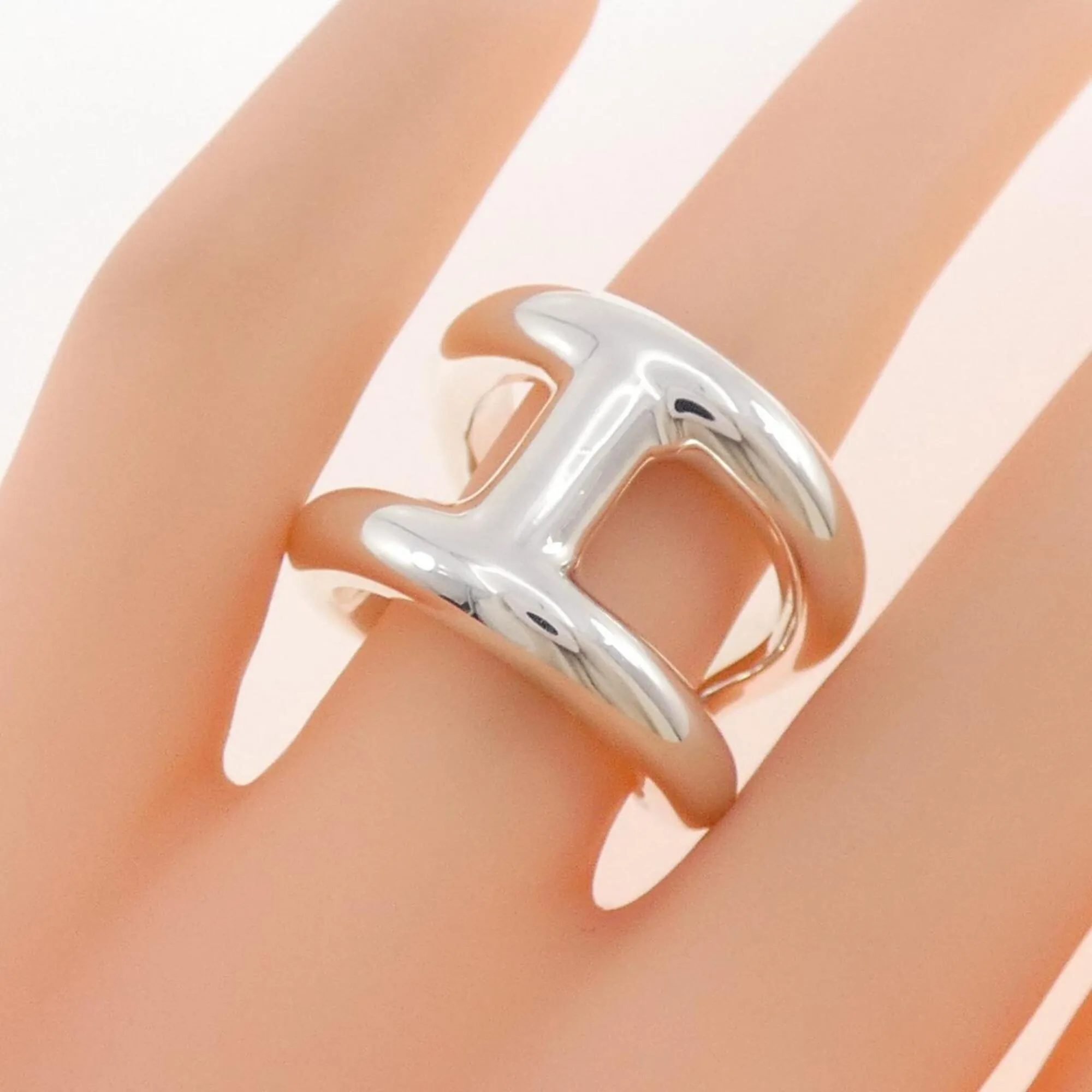 Silver 925 Band Ring (Pre-Owned) - Hermes - Modalova