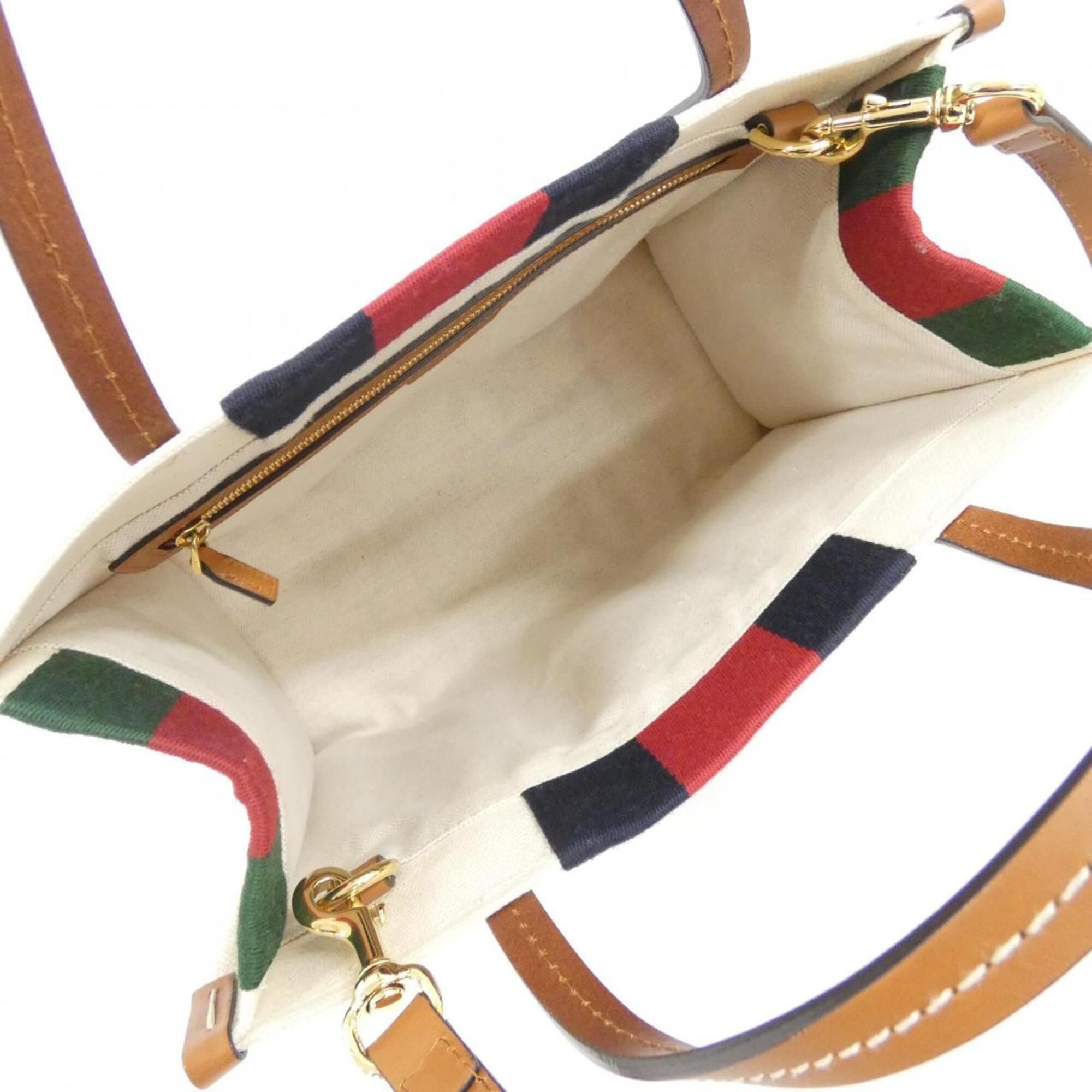 Canvas Handbag (Pre-Owned) - Gucci - Modalova
