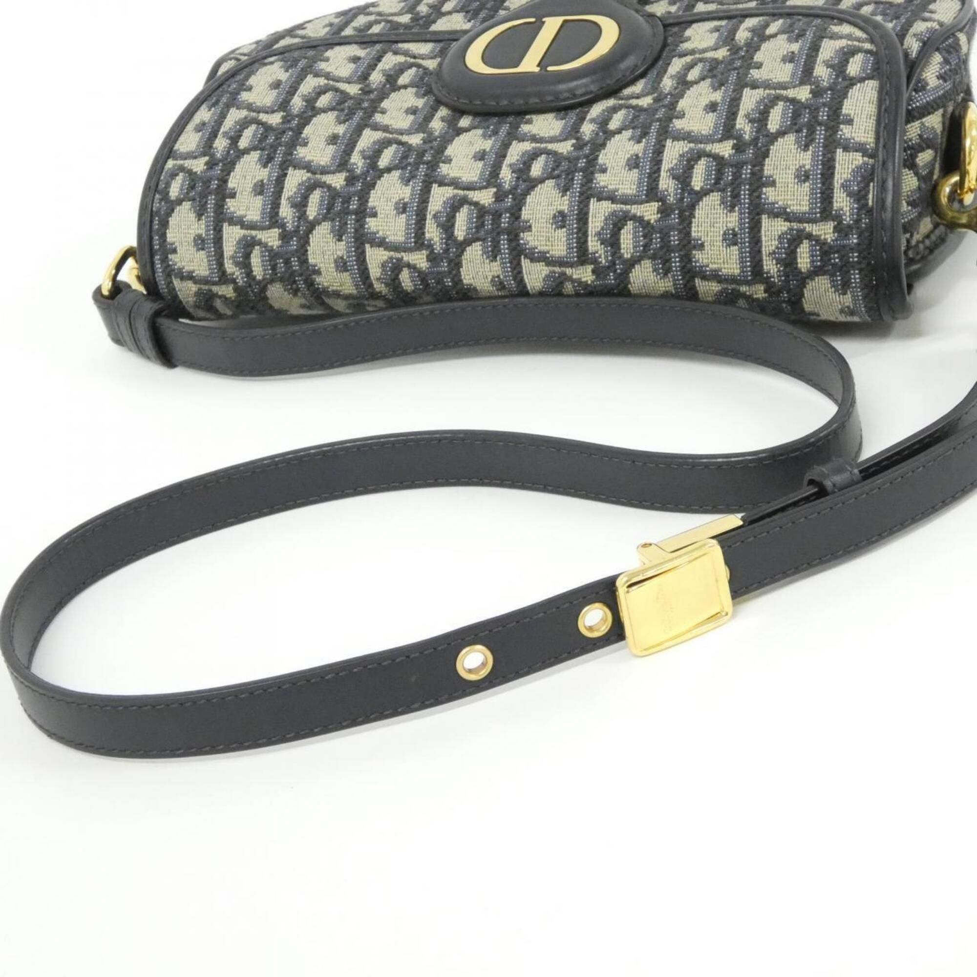 Canvas Leather Shoulder Bag (Pre-Owned) - Christian Dior - Modalova