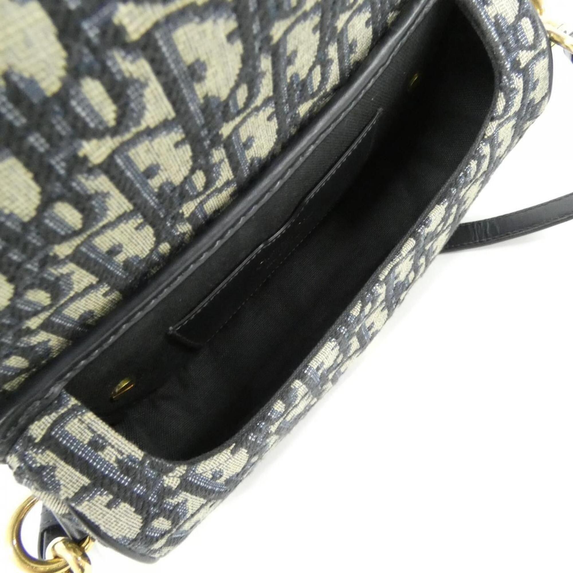 Canvas Leather Shoulder Bag (Pre-Owned) - Christian Dior - Modalova