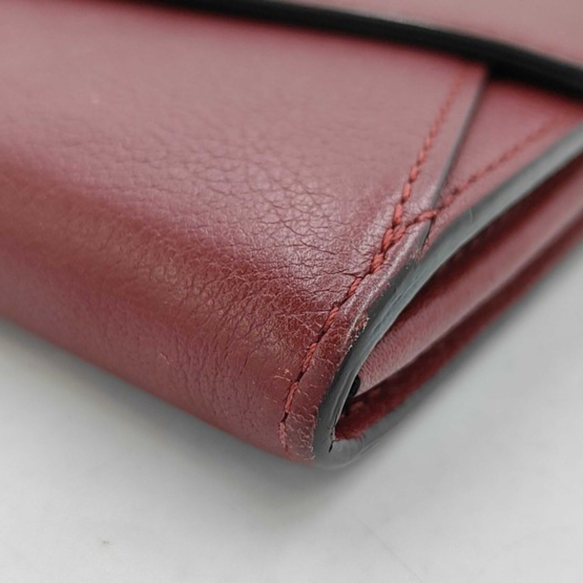 Leather Long Wallet (Tri-Fold) (Pre-Owned) - Cartier - Modalova