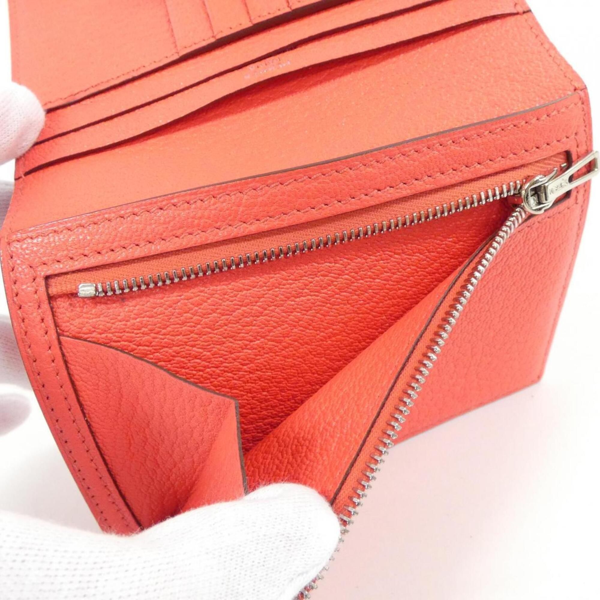 Chevre Leather Wallet (Bi-Fold) (Pre-Owned) - Hermes - Modalova