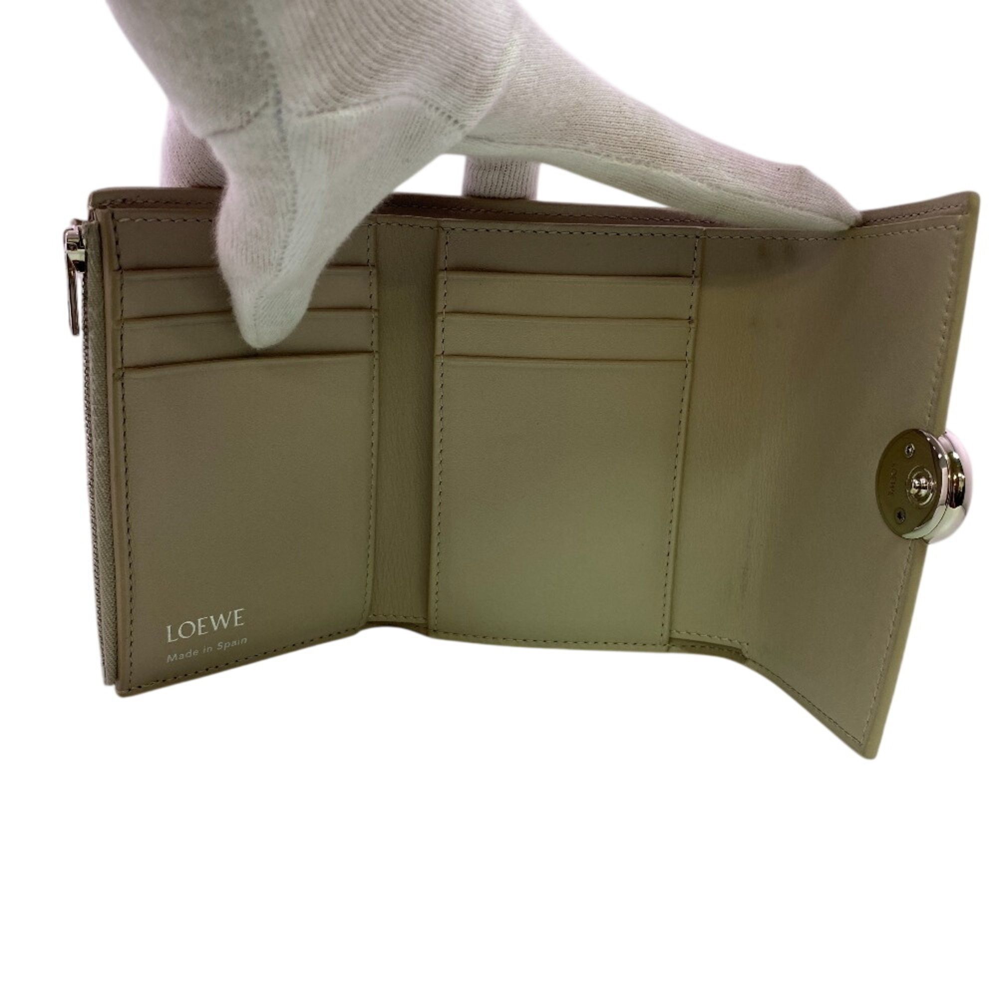 Leather Wallet (Tri-Fold) (Pre-Owned) - Loewe - Modalova