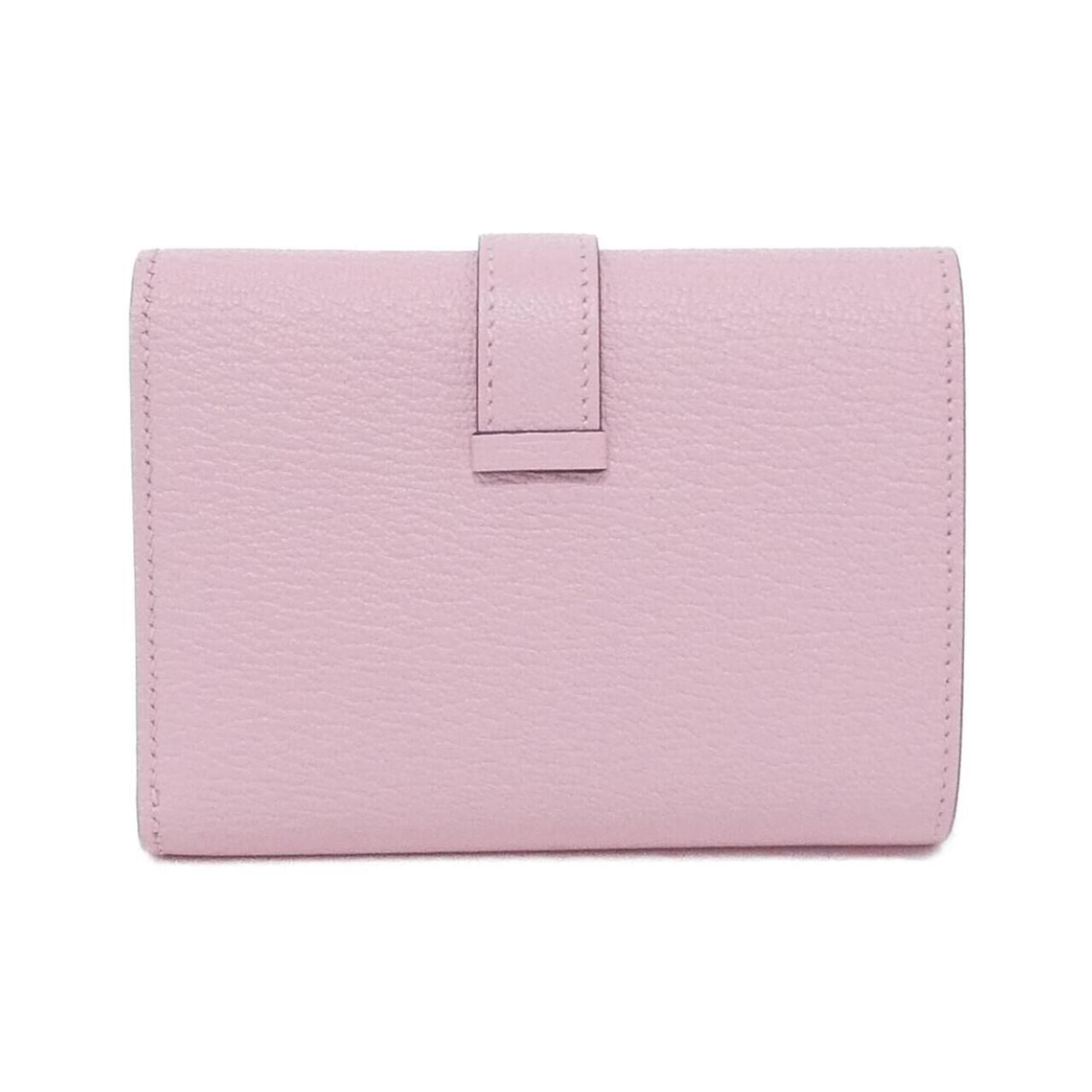 Chevre Leather Wallet (Tri-Fold) (Pre-Owned) - Hermes - Modalova
