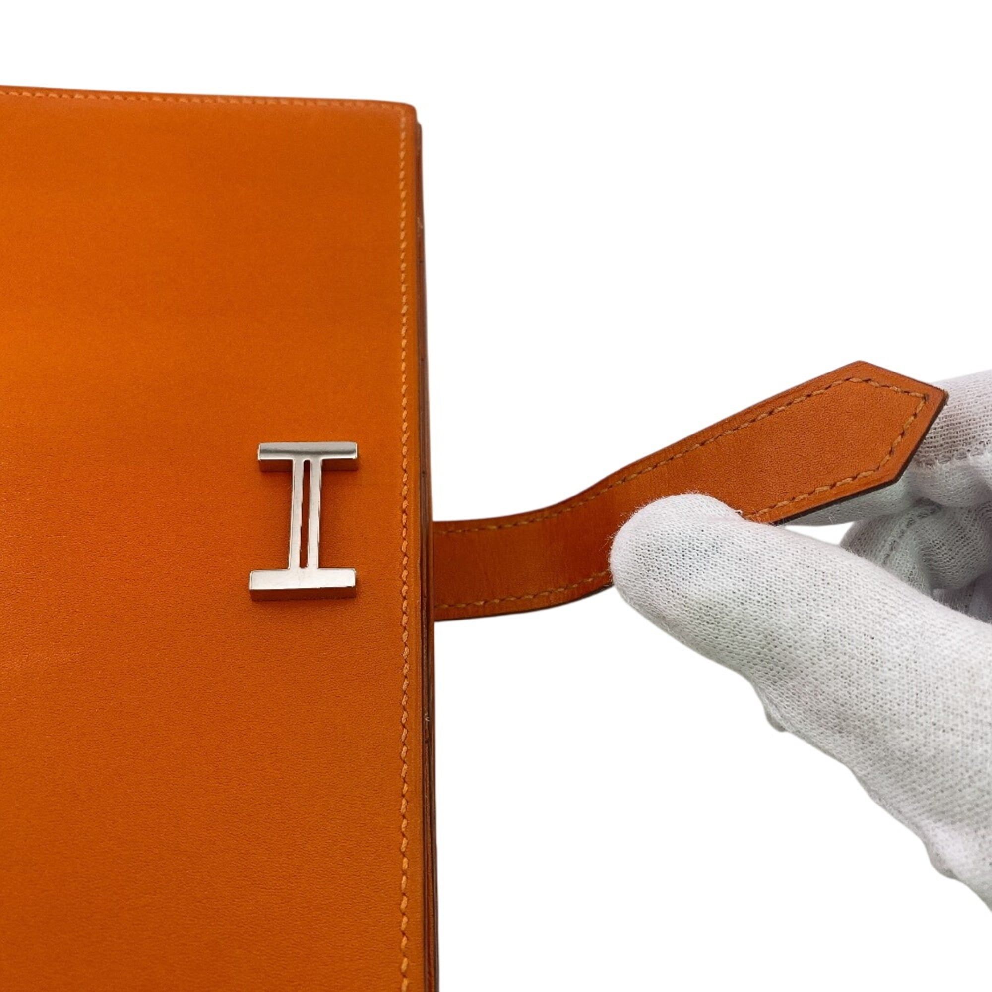 Box Calf Leather Long Wallet (Bi-Fold) (Pre-Owned) - Hermes - Modalova