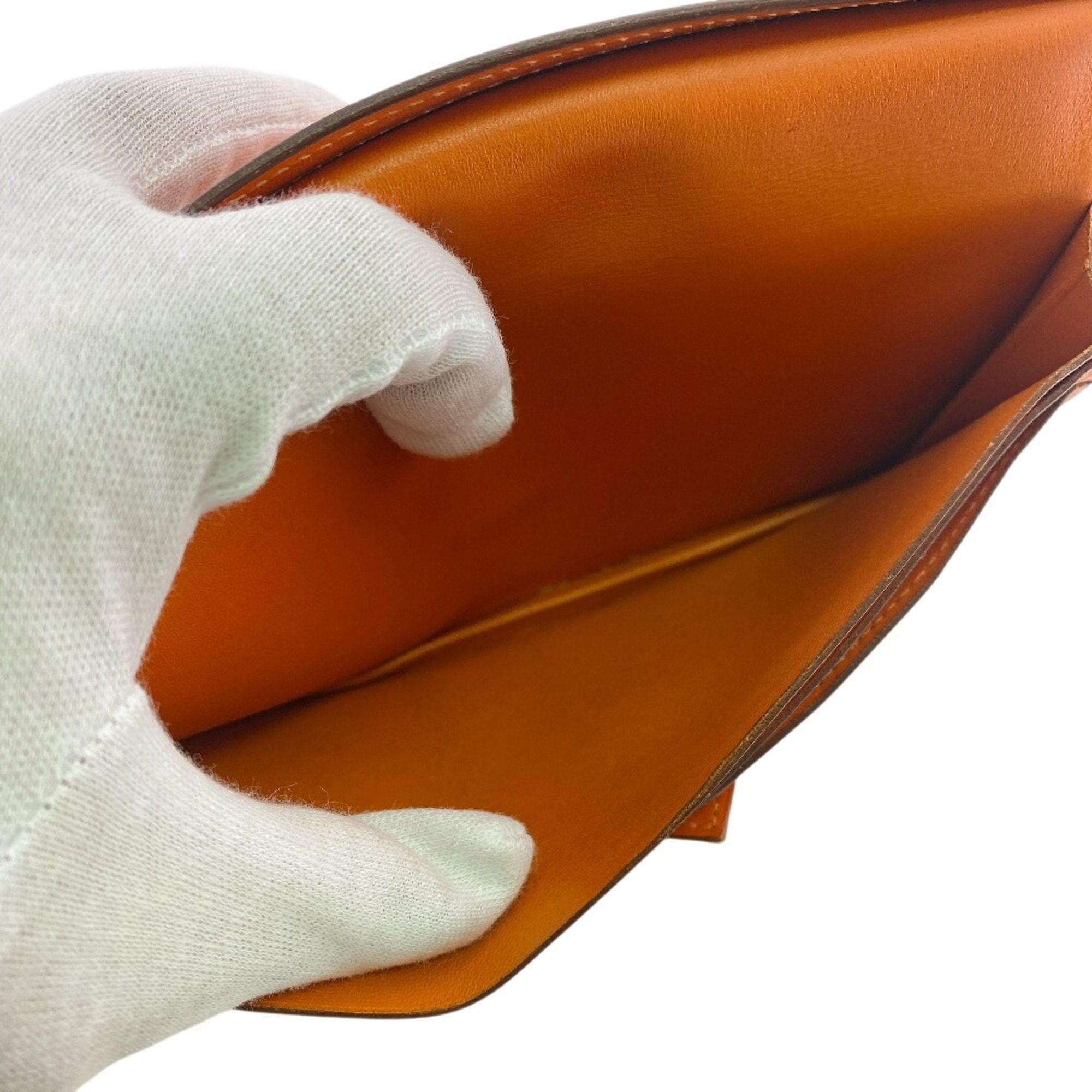 Box Calf Leather Long Wallet (Bi-Fold) (Pre-Owned) - Hermes - Modalova