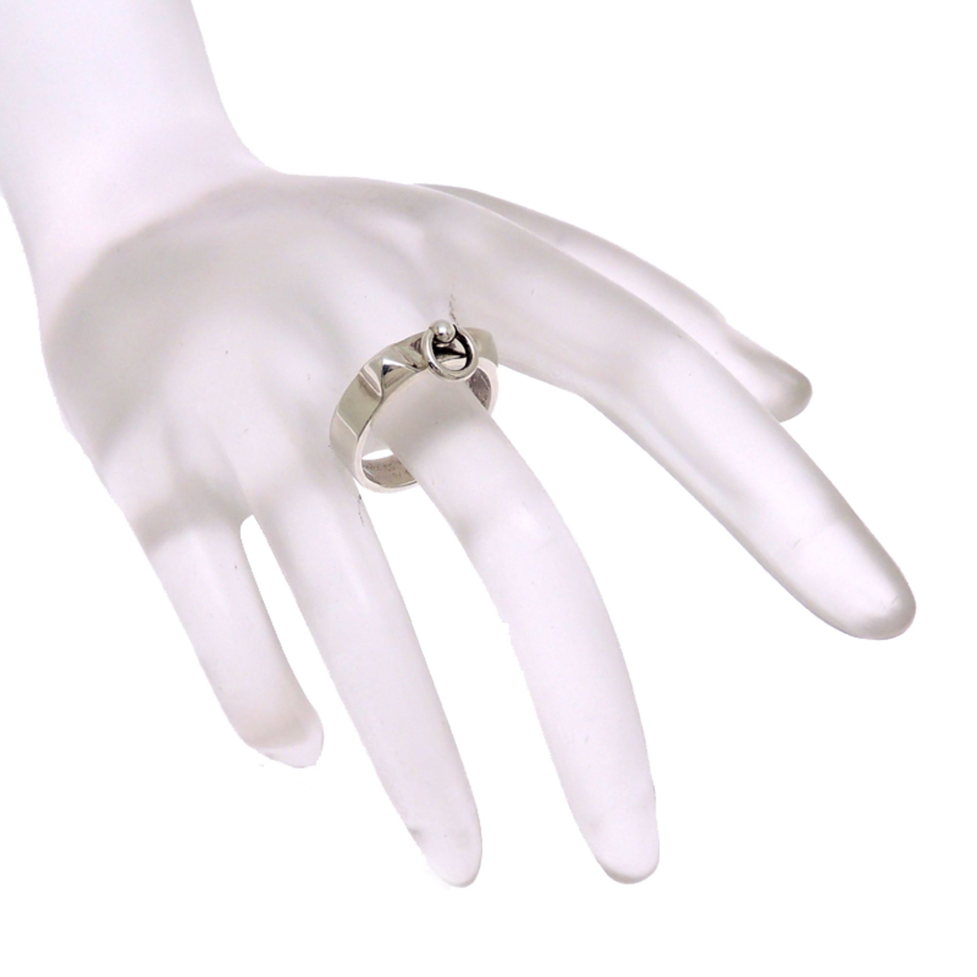 Silver 925 Band Ring (Pre-Owned) - Hermes - Modalova