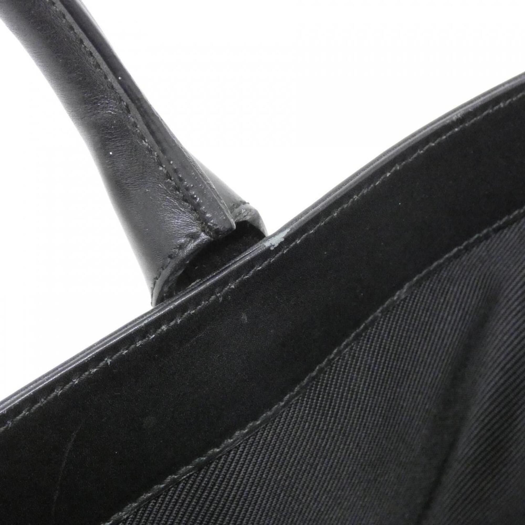 Gg Canvas Leather Handbag (Pre-Owned) - Gucci - Modalova