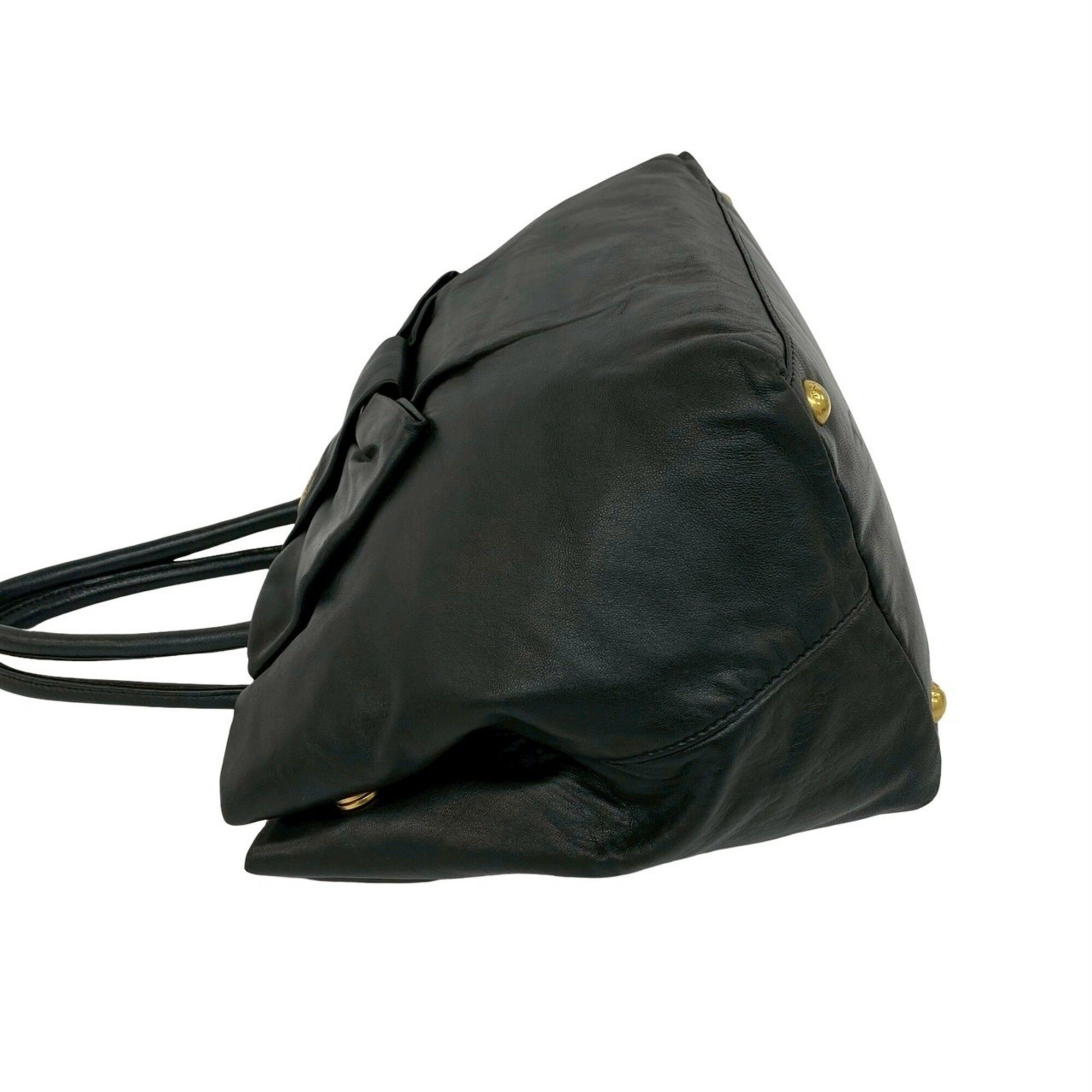 Leather Boston Bag Handbag Tote Bag (Pre-Owned) - Prada - Modalova