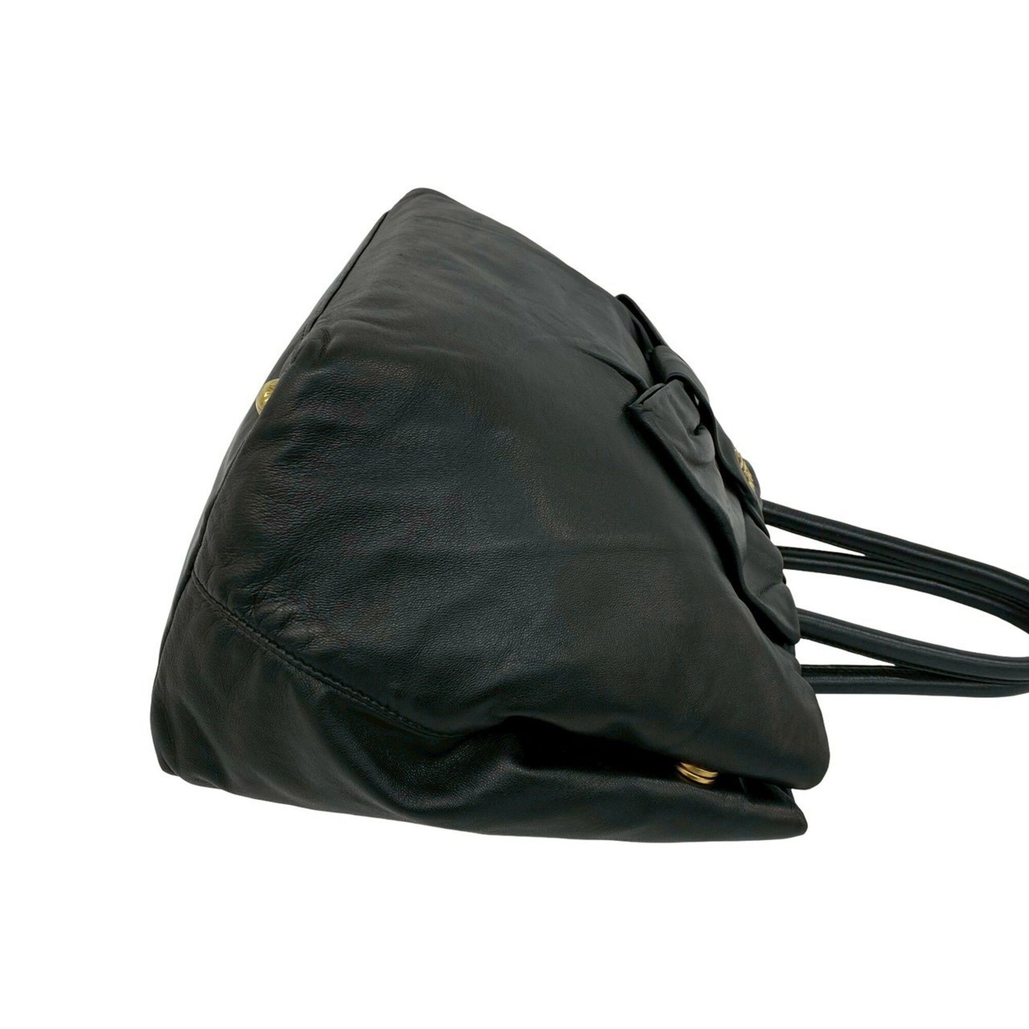 Leather Boston Bag Handbag Tote Bag (Pre-Owned) - Prada - Modalova